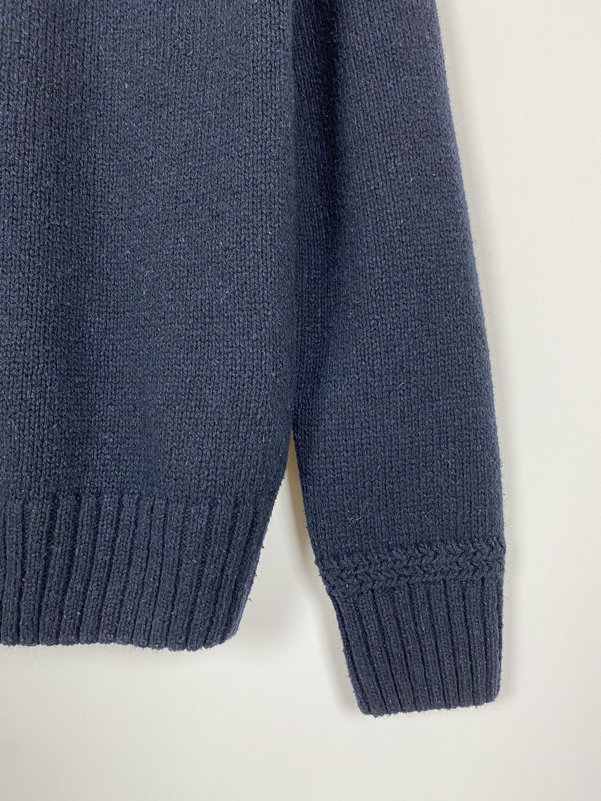Schott Schott NYC Navy Spell Out Knitted Sweater Size US M / EU 48-50 / 2 - 5 Thumbnail