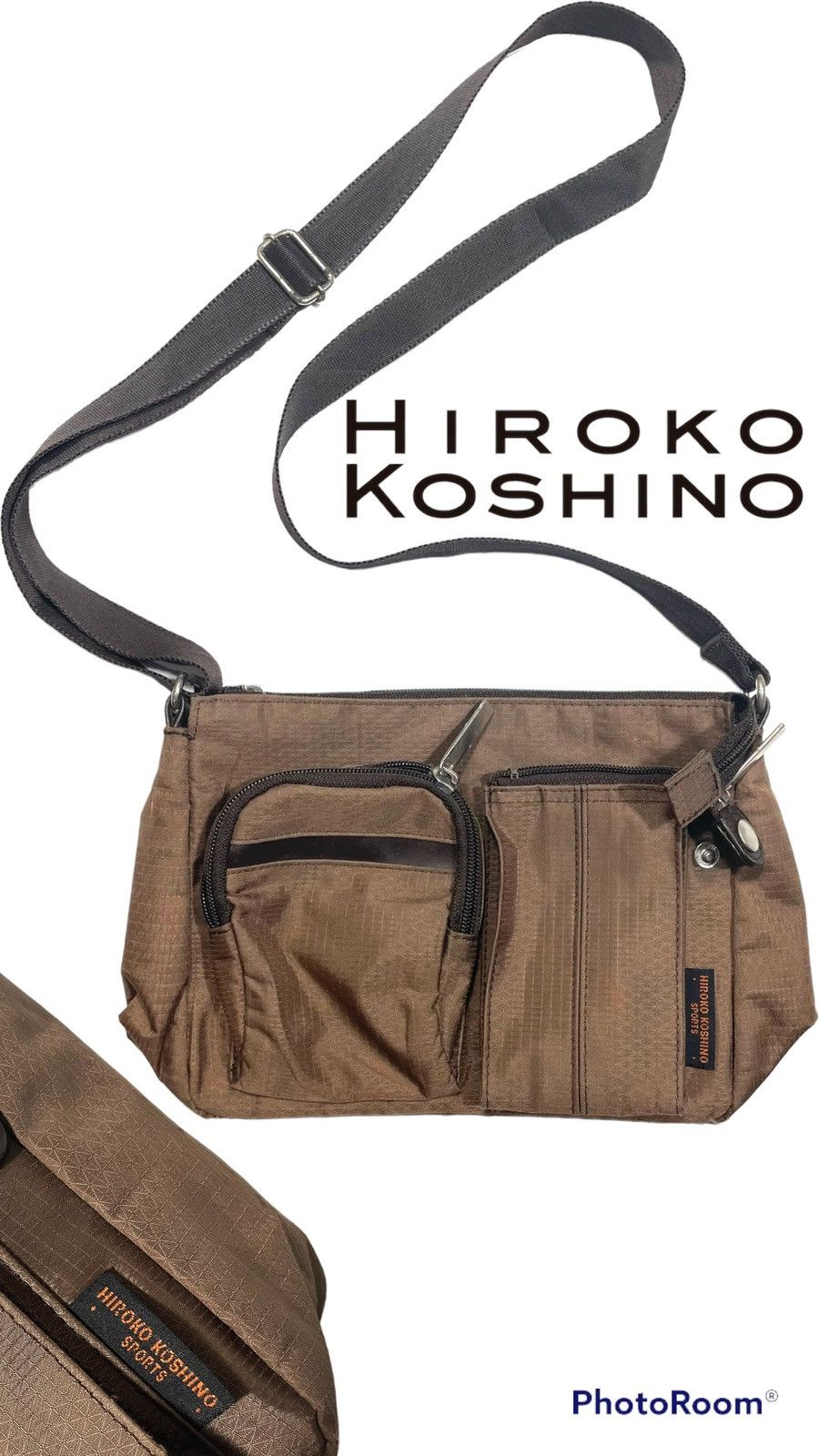Designer × Hiroko Koshino Homme Vintage Hiroko Koshino homme sport japan sling crossbody bag Size ONE SIZE - 2 Thumbnail