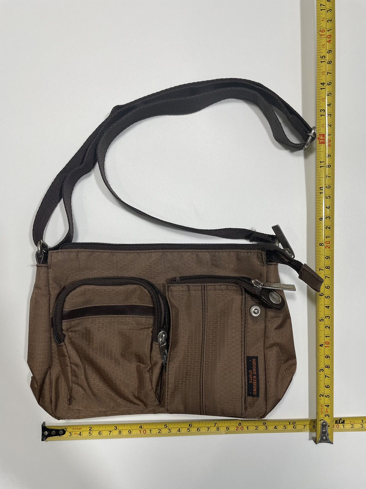 Designer × Hiroko Koshino Homme Vintage Hiroko Koshino homme sport japan sling crossbody bag Size ONE SIZE - 18 Thumbnail