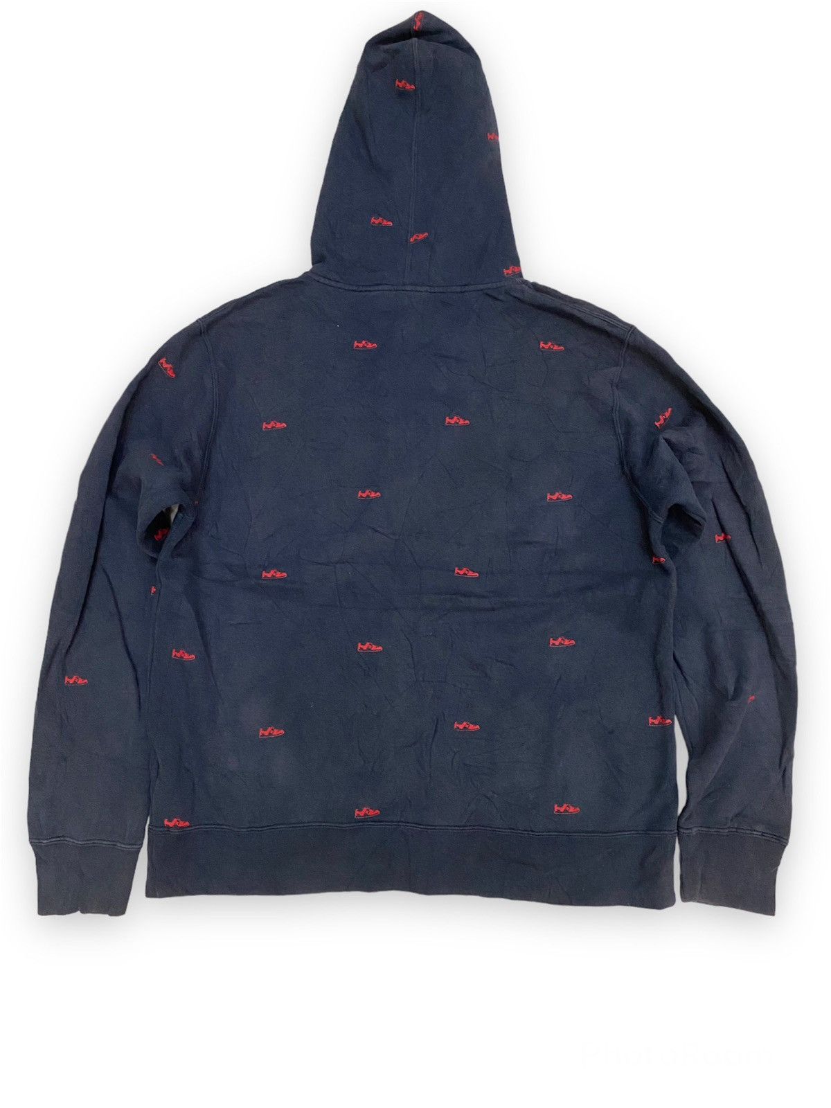DC × Vintage DC Shoes Zip Hoodie Size US M / EU 48-50 / 2 - 3 Thumbnail