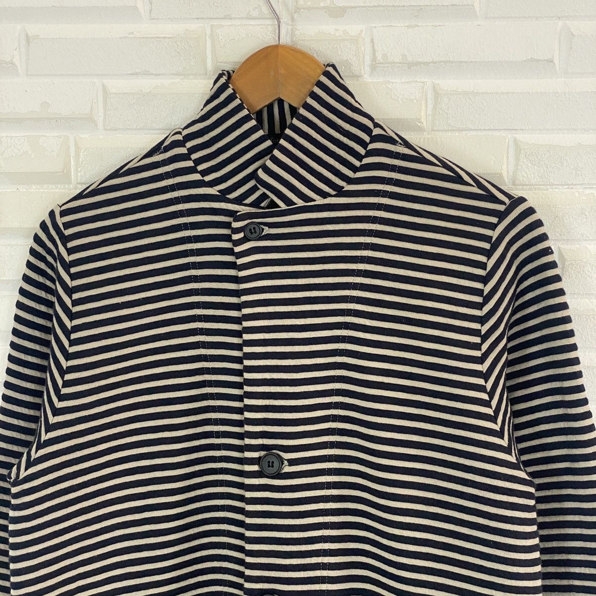 Y's Ys For Living Zebra Patchwork Long Cardi Coat Size US M / EU 48-50 / 2 - 4 Thumbnail