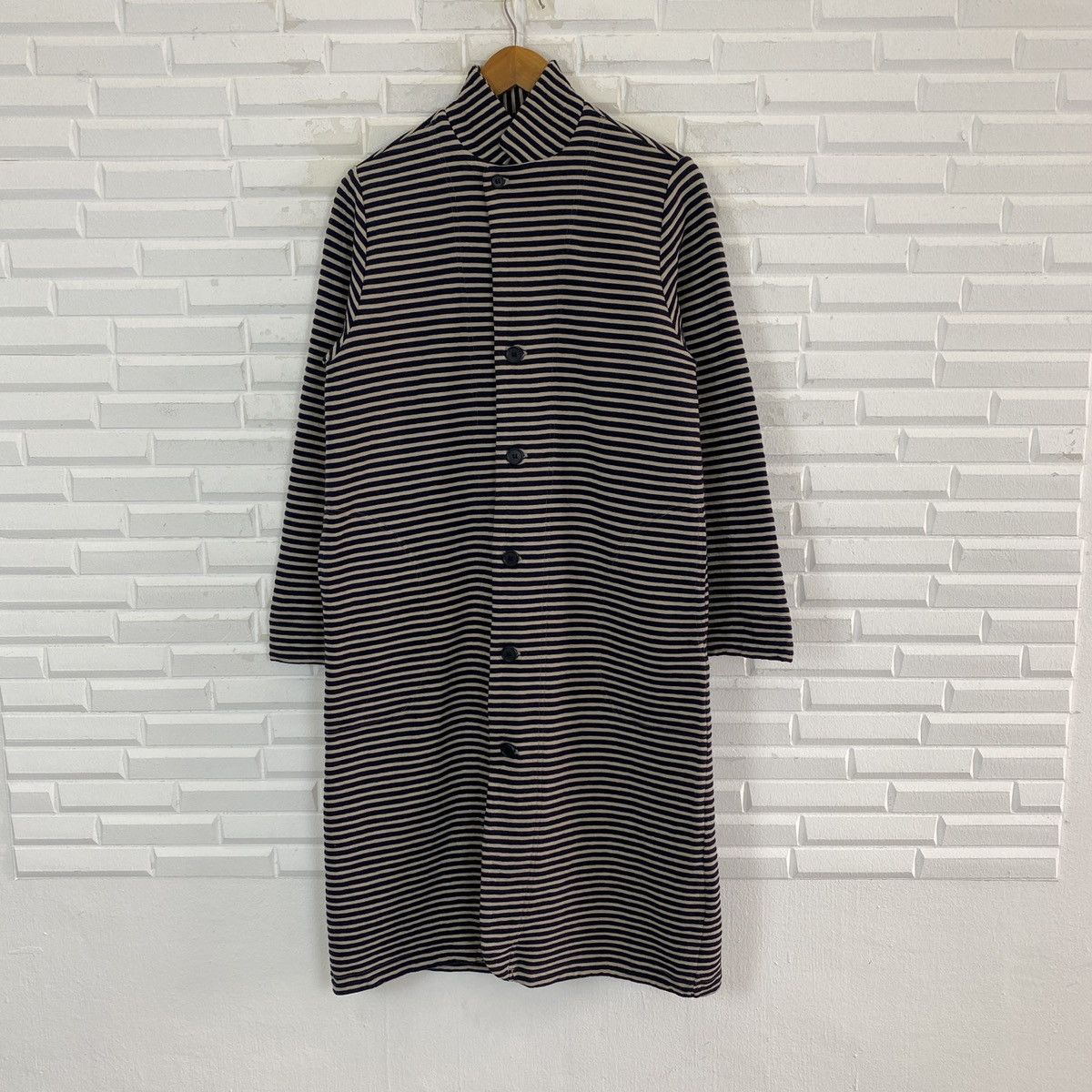 Y's Ys For Living Zebra Patchwork Long Cardi Coat Size US M / EU 48-50 / 2 - 2 Thumbnail