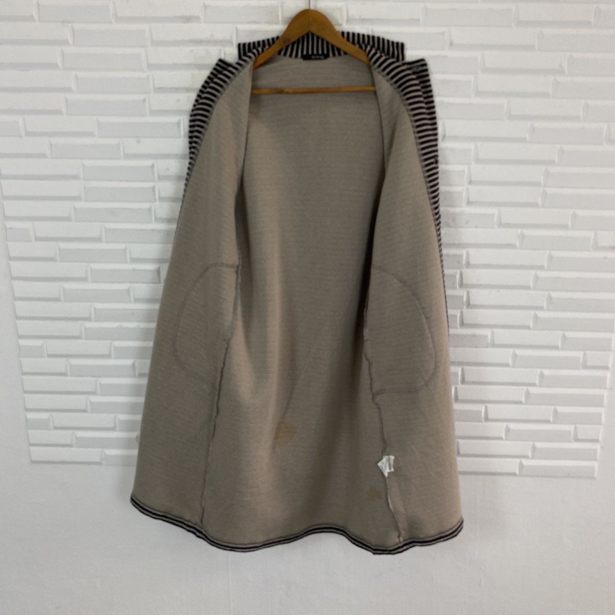Y's Ys For Living Zebra Patchwork Long Cardi Coat Size US M / EU 48-50 / 2 - 16 Thumbnail