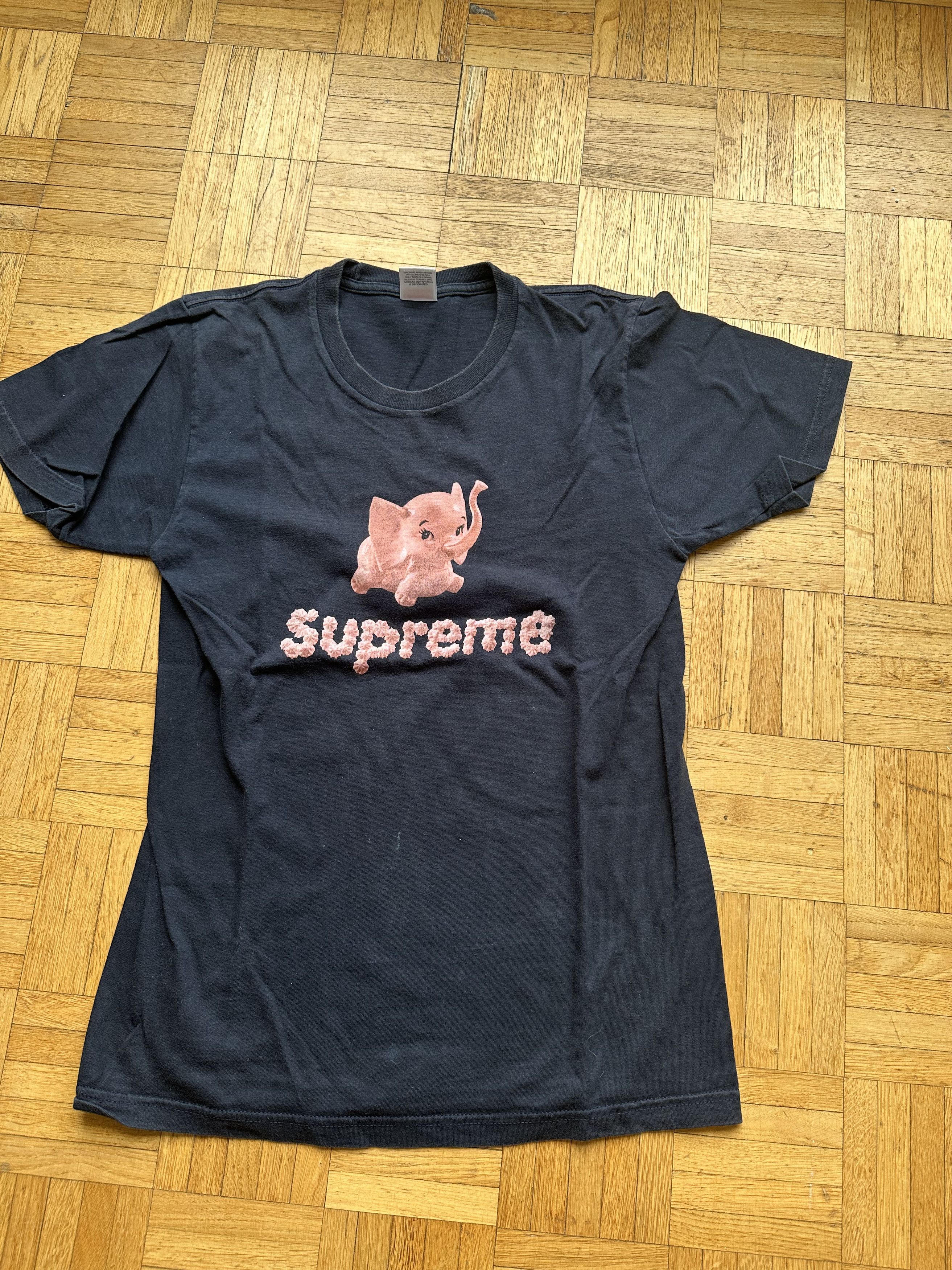 Supreme Tee good “Elephant” Gray Size S