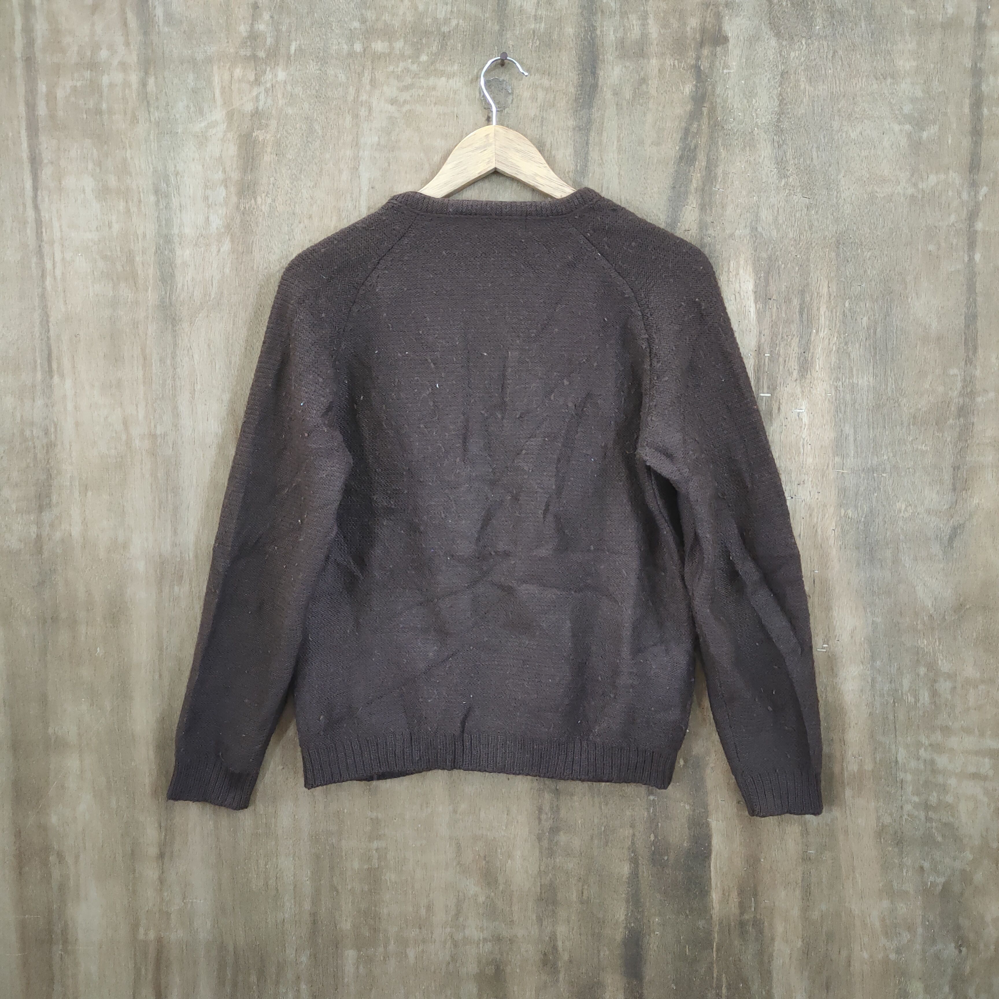 Japanese Brand CHIE RNIT BROWN CARDIGAN KNITWEAR Size US M / EU 48-50 / 2 - 5 Thumbnail