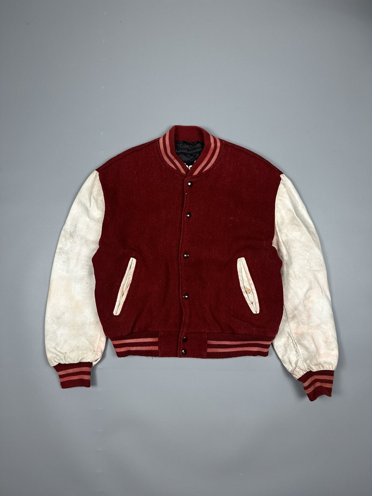 Schott × Vintage Schott N.Y.C Most iconic Varsity Jacket Size US M / EU 48-50 / 2 - 2 Thumbnail