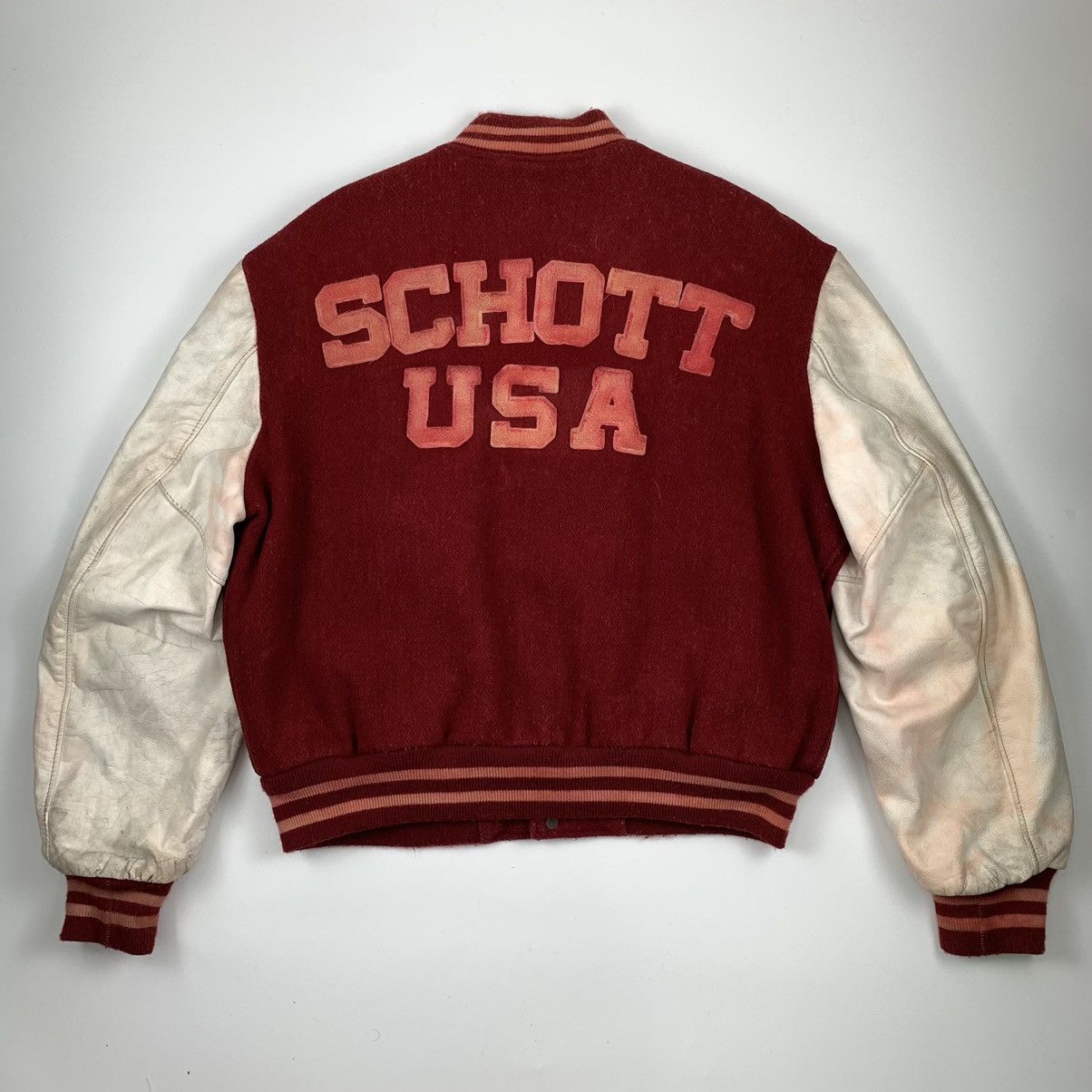 Schott × Vintage Schott N.Y.C Most iconic Varsity Jacket Size US M / EU 48-50 / 2 - 3 Thumbnail