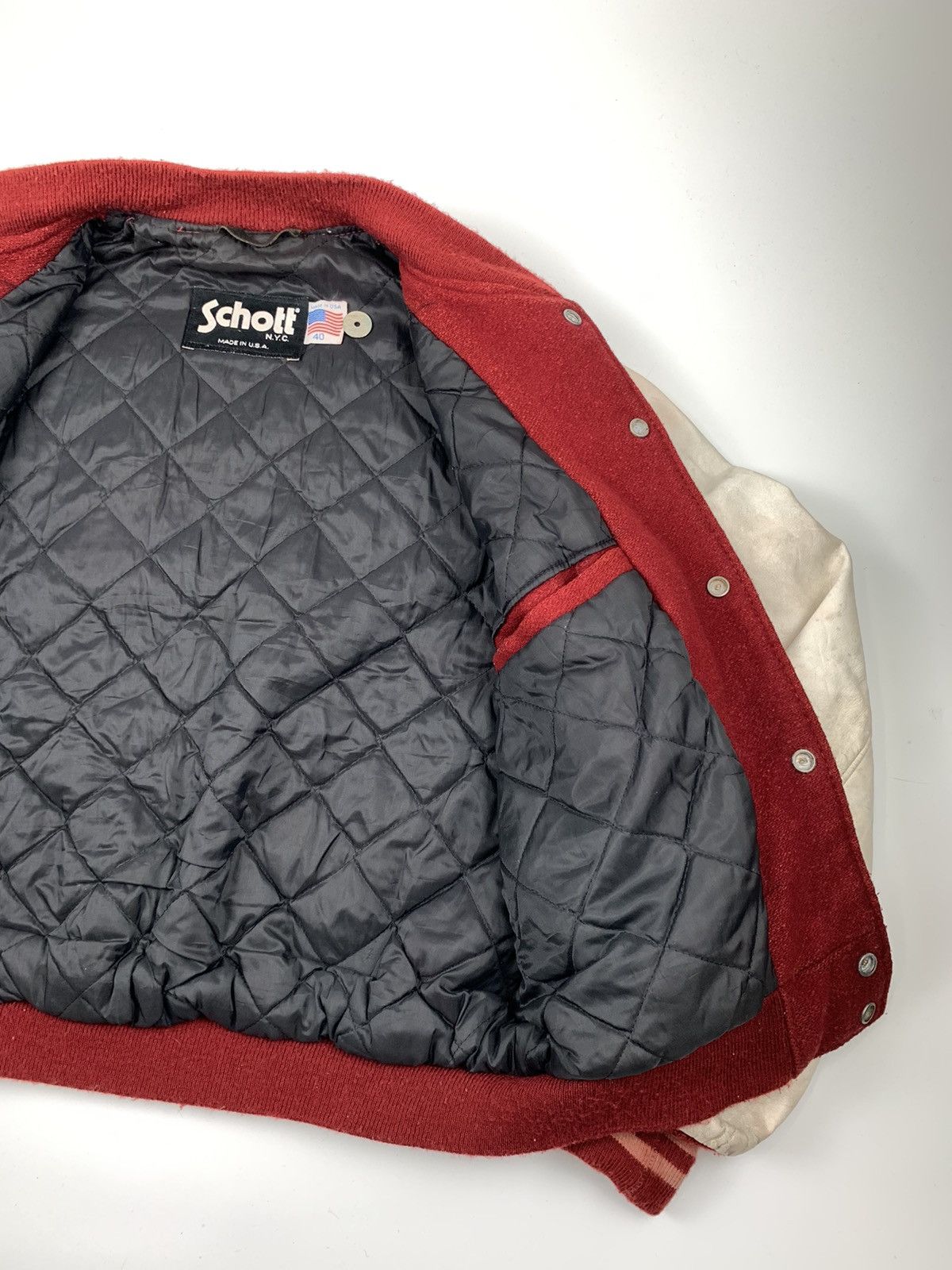 Schott × Vintage Schott N.Y.C Most iconic Varsity Jacket Size US M / EU 48-50 / 2 - 11 Thumbnail