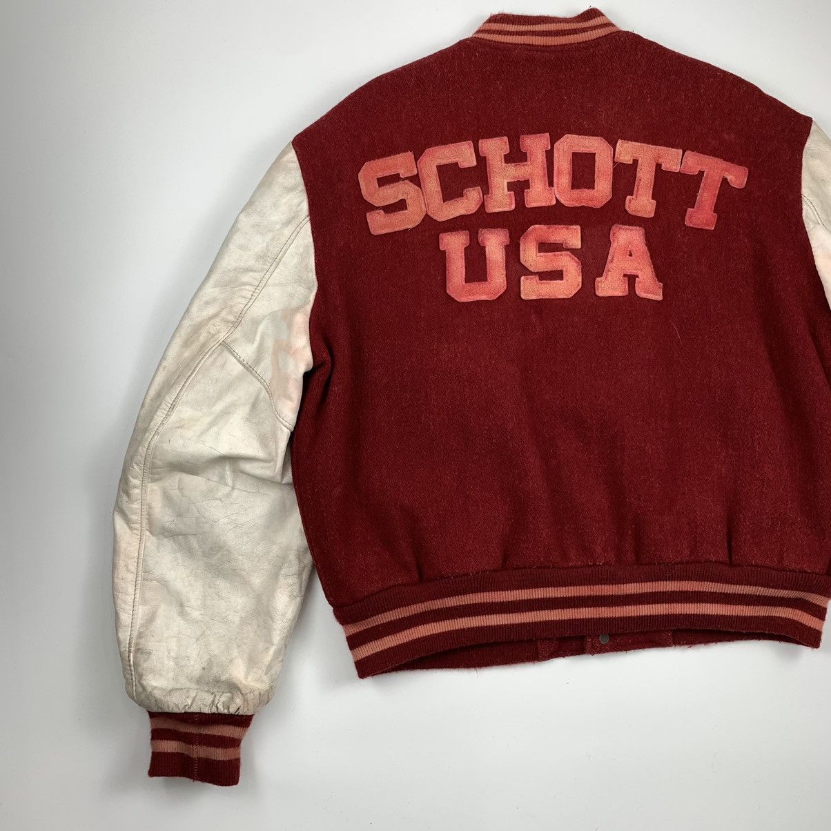 Schott × Vintage Schott N.Y.C Most iconic Varsity Jacket Size US M / EU 48-50 / 2 - 17 Thumbnail