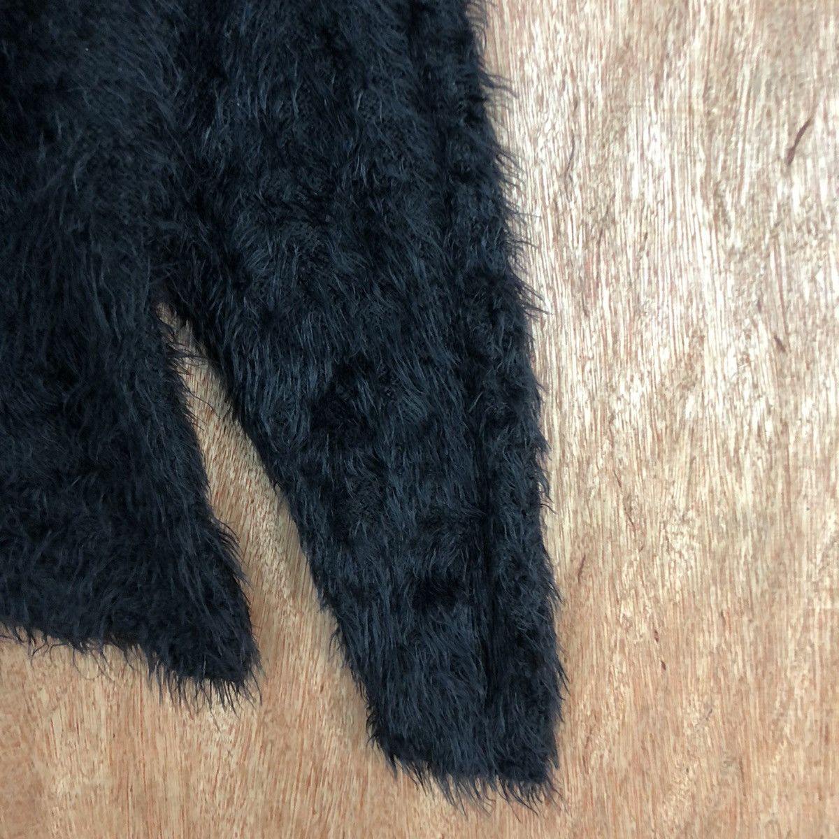 Homespun Knitwear × Japanese Brand Jicitienne Black Mohair Shag Shaggy Knitwear #0475 Size US M / EU 48-50 / 2 - 3 Thumbnail