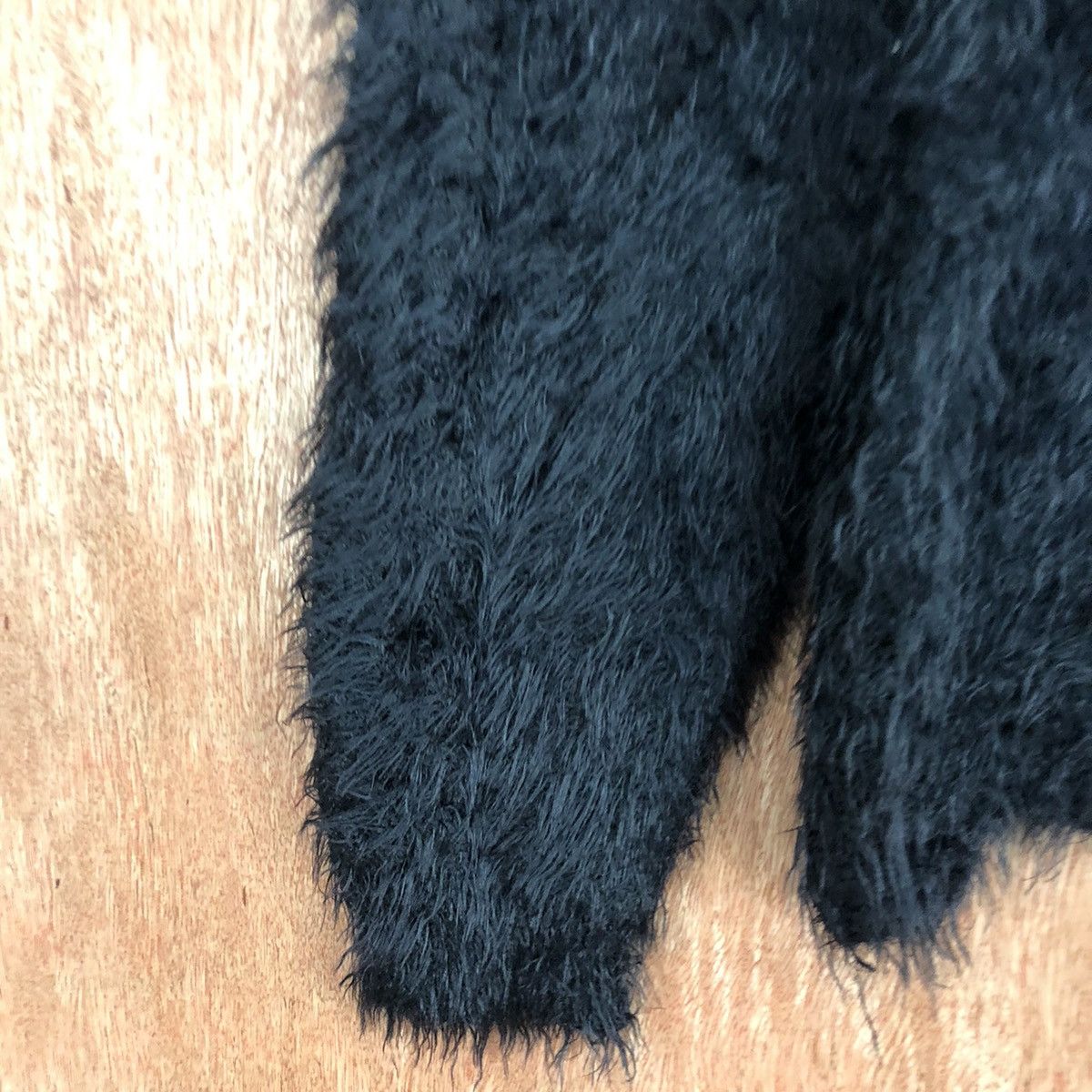 Homespun Knitwear × Japanese Brand Jicitienne Black Mohair Shag Shaggy Knitwear #0475 Size US M / EU 48-50 / 2 - 5 Thumbnail