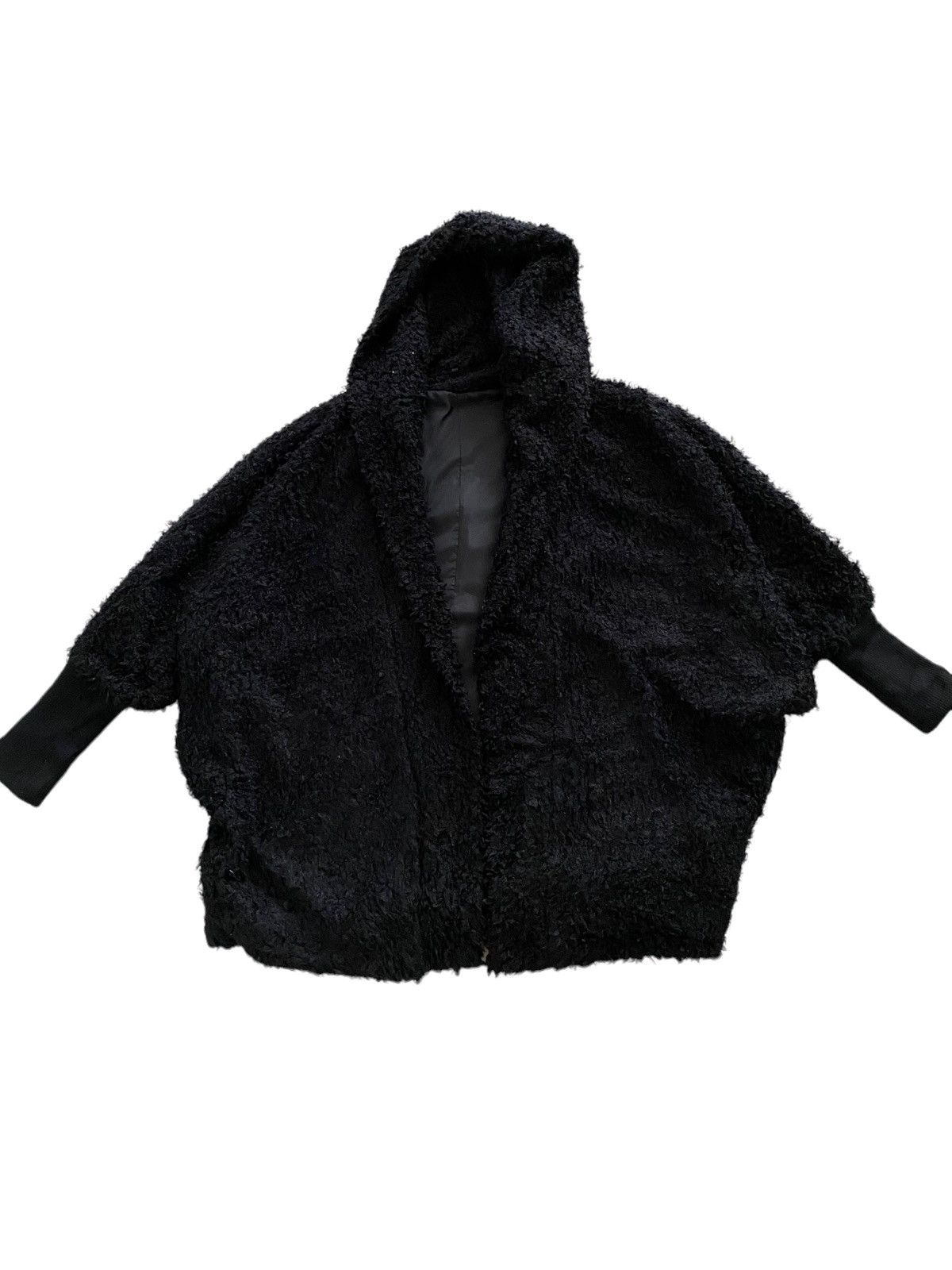 Japanese Brand × Rei Kawakubo Vintage Cardigan Japan design sherpa fleece Betwing Jacket Size US L / EU 52-54 / 3 - 12 Thumbnail