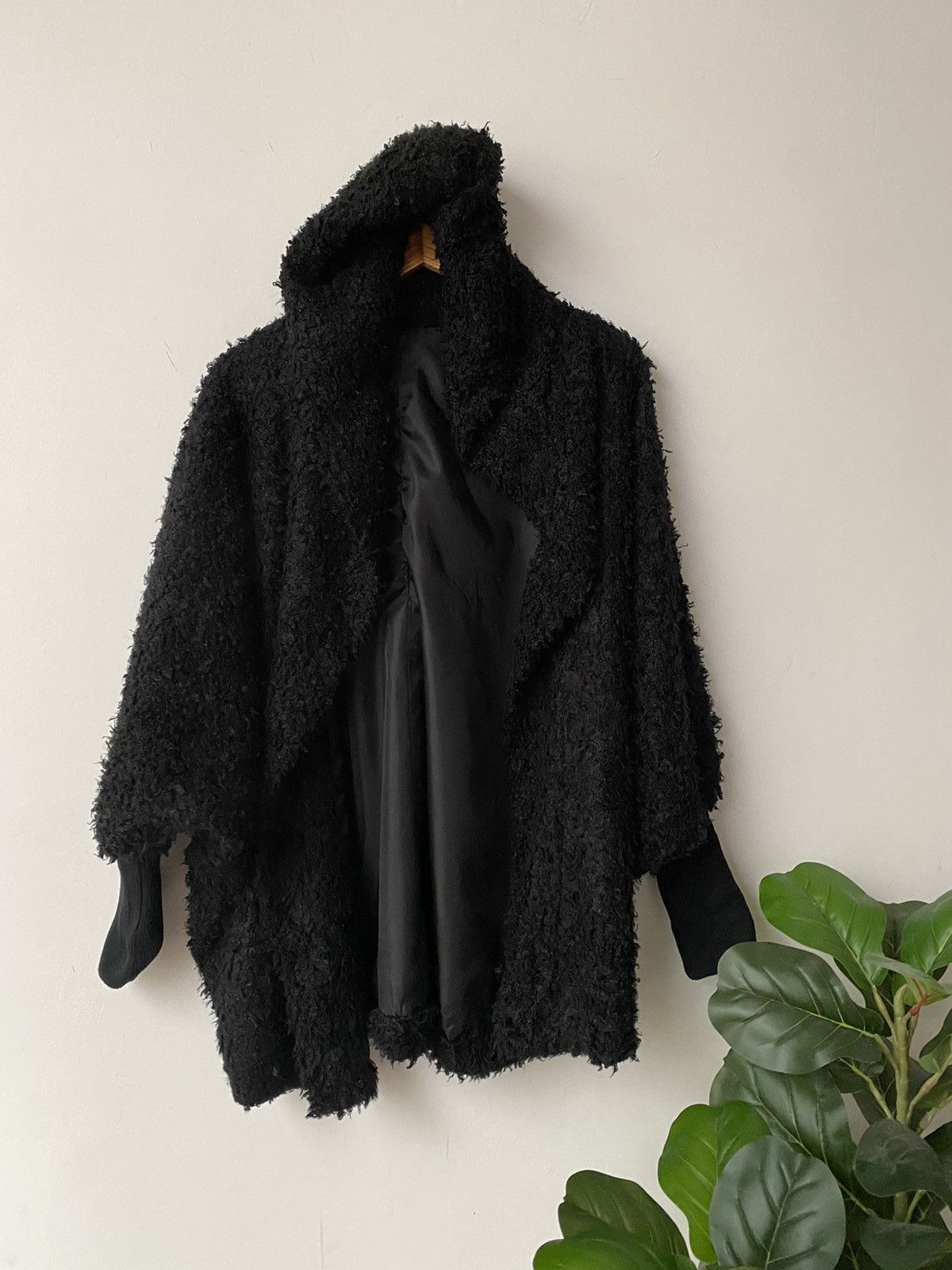Japanese Brand × Rei Kawakubo Vintage Cardigan Japan design sherpa fleece Betwing Jacket Size US L / EU 52-54 / 3 - 9 Thumbnail