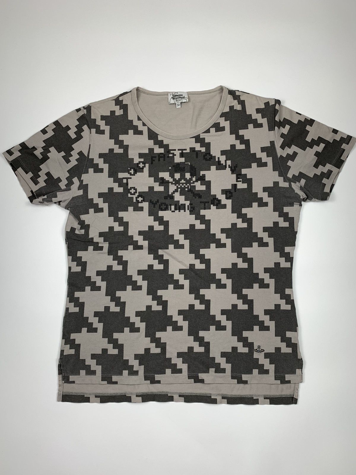 Vivienne Westwood Vivienne Westwood Man Digital Brick Fullprint Tee Size US L / EU 52-54 / 3 - 3 Thumbnail