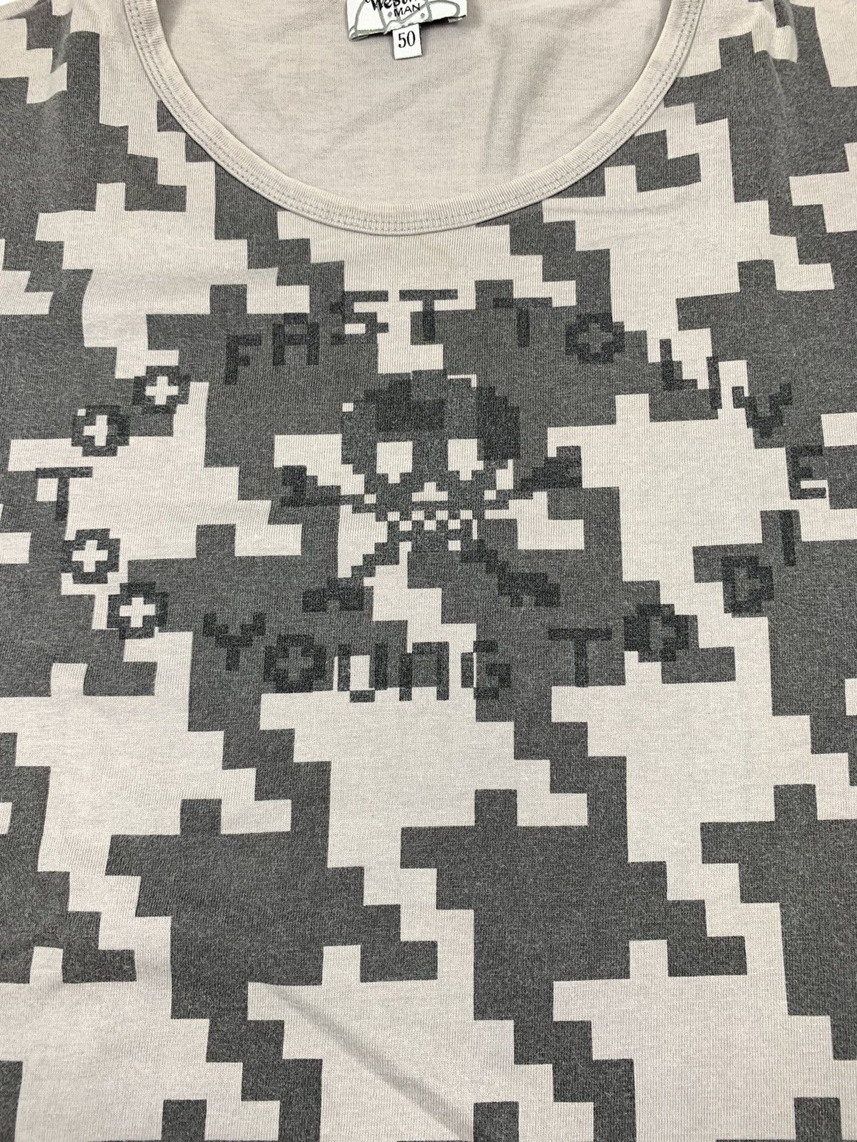 Vivienne Westwood Vivienne Westwood Man Digital Brick Fullprint Tee Size US L / EU 52-54 / 3 - 6 Thumbnail