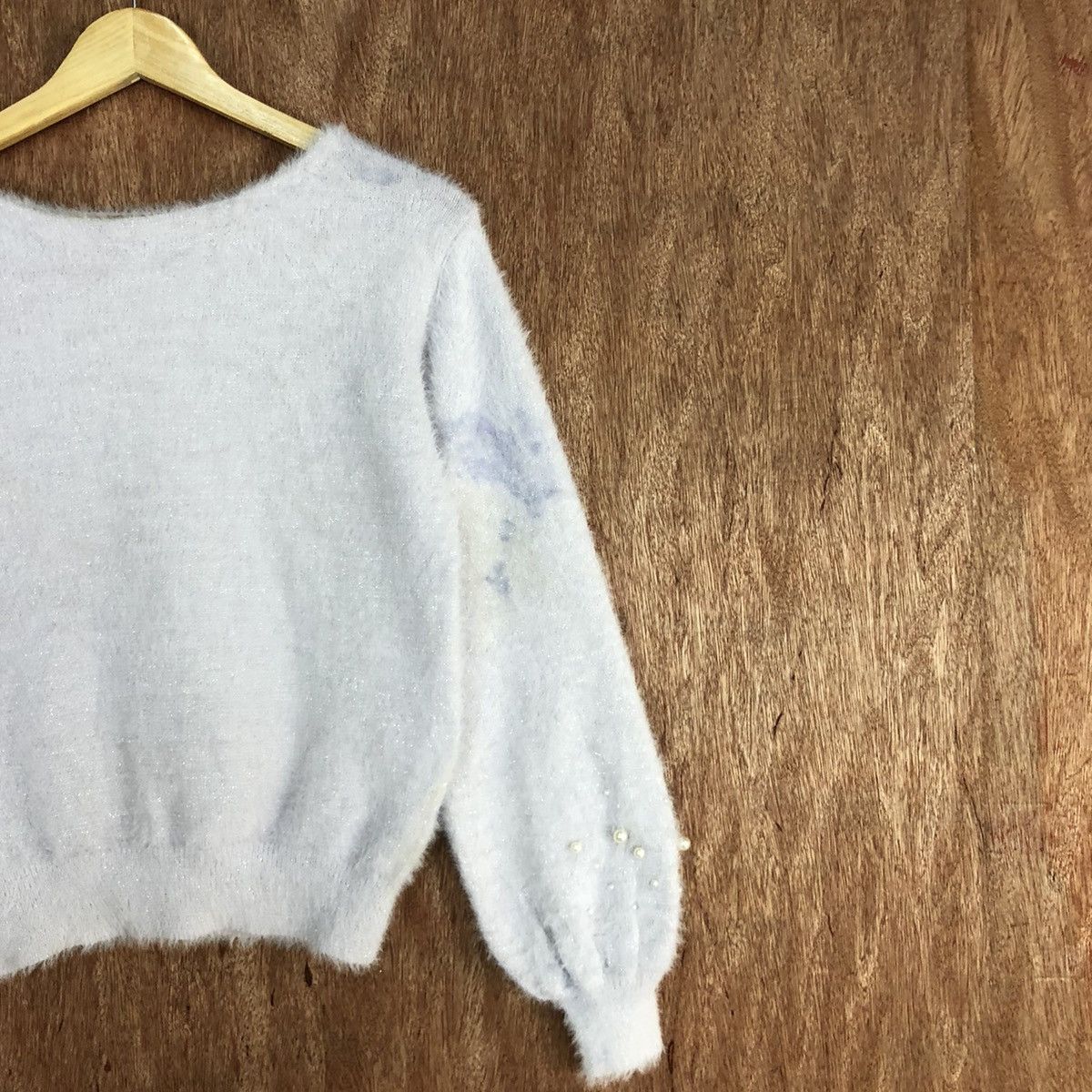 Homespun Knitwear × Index Index Light Purple Mohair Baggy Knitwear #0452 Size US M / EU 48-50 / 2 - 5 Thumbnail