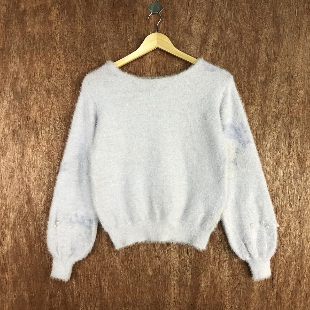 Homespun Knitwear × Index Index Light Purple Mohair Baggy Knitwear #0452 Size US M / EU 48-50 / 2 - 3 Thumbnail