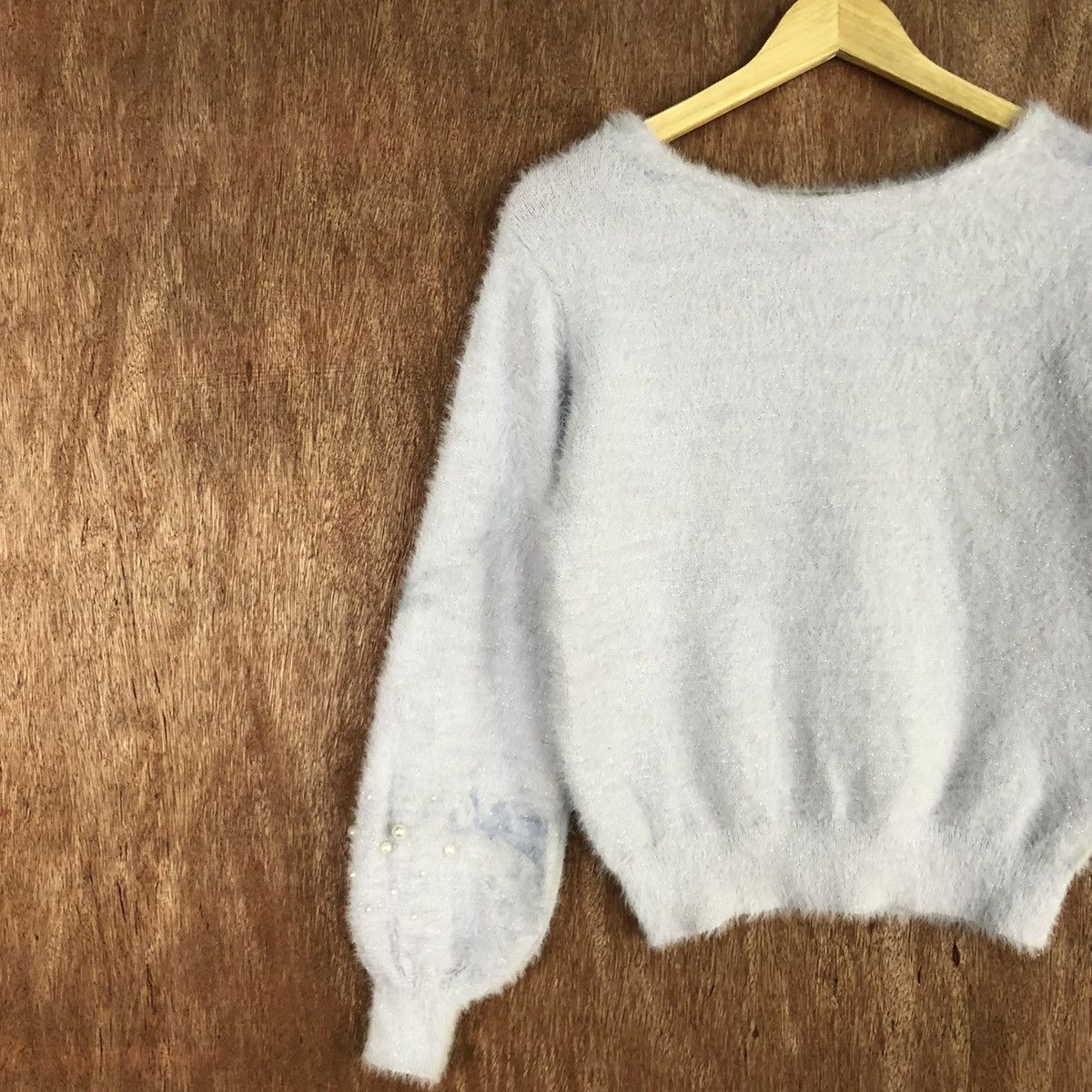 Homespun Knitwear × Index Index Light Purple Mohair Baggy Knitwear #0452 Size US M / EU 48-50 / 2 - 7 Thumbnail