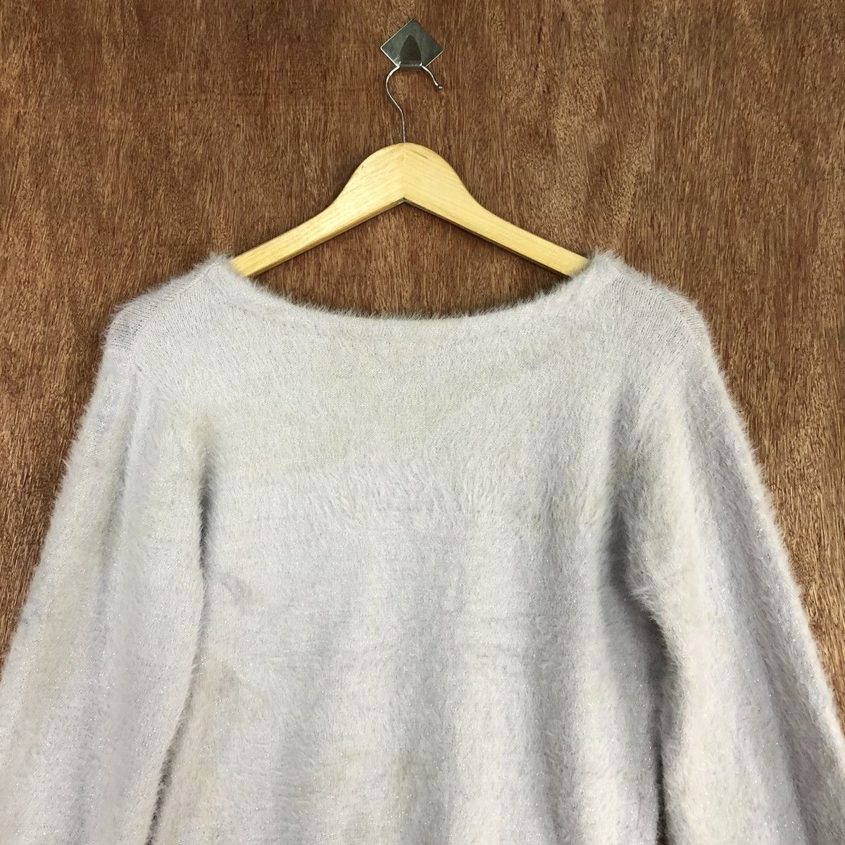Homespun Knitwear × Index Index Light Purple Mohair Baggy Knitwear #0452 Size US M / EU 48-50 / 2 - 10 Thumbnail