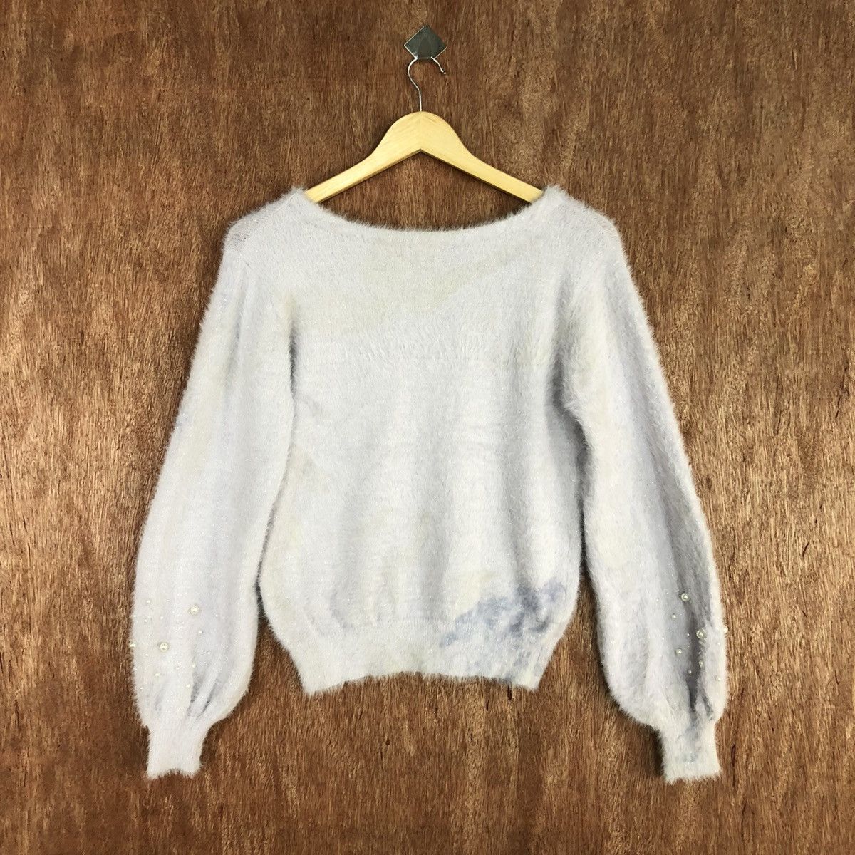 Homespun Knitwear × Index Index Light Purple Mohair Baggy Knitwear #0452 Size US M / EU 48-50 / 2 - 11 Thumbnail