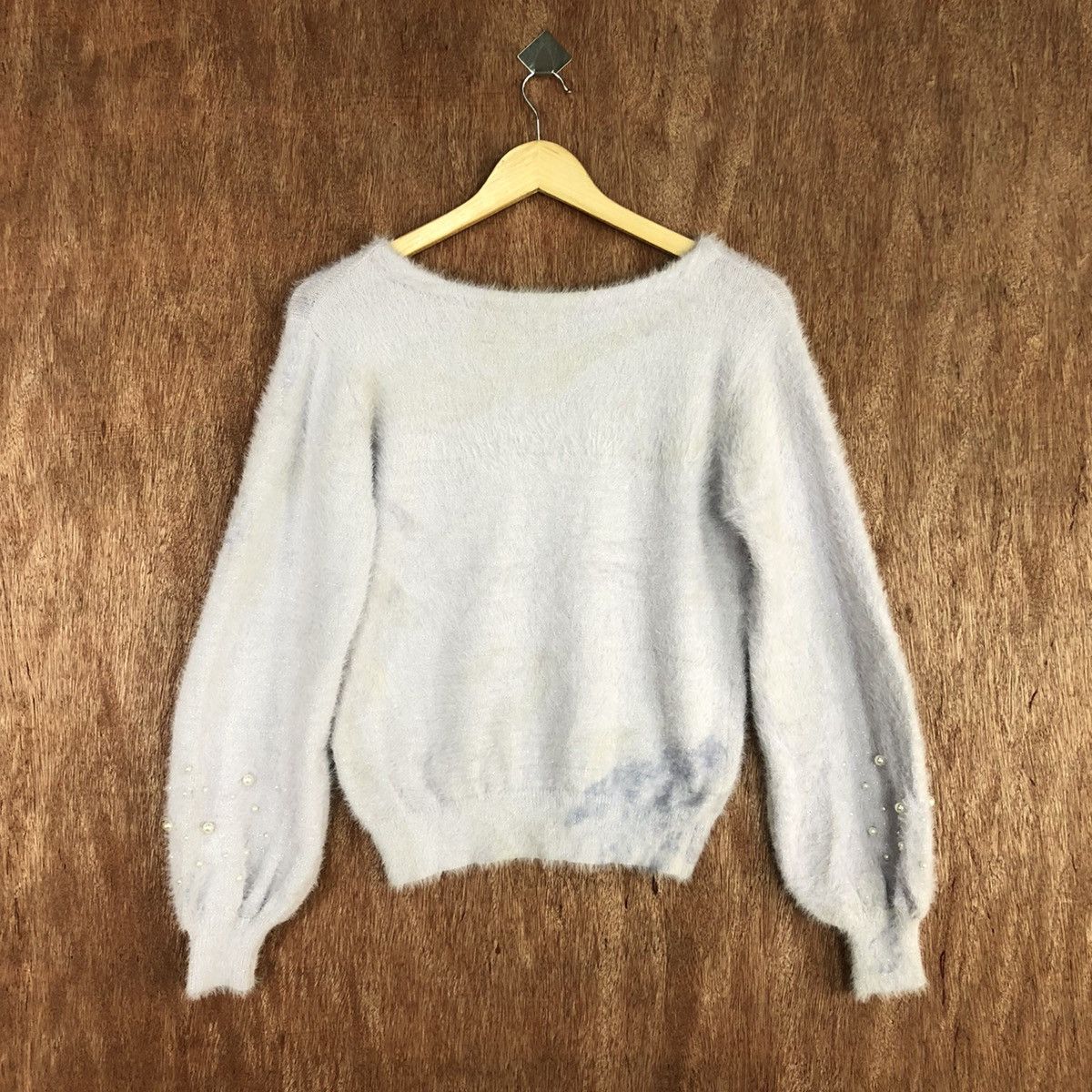 Homespun Knitwear × Index Index Light Purple Mohair Baggy Knitwear #0452 Size US M / EU 48-50 / 2 - 9 Thumbnail