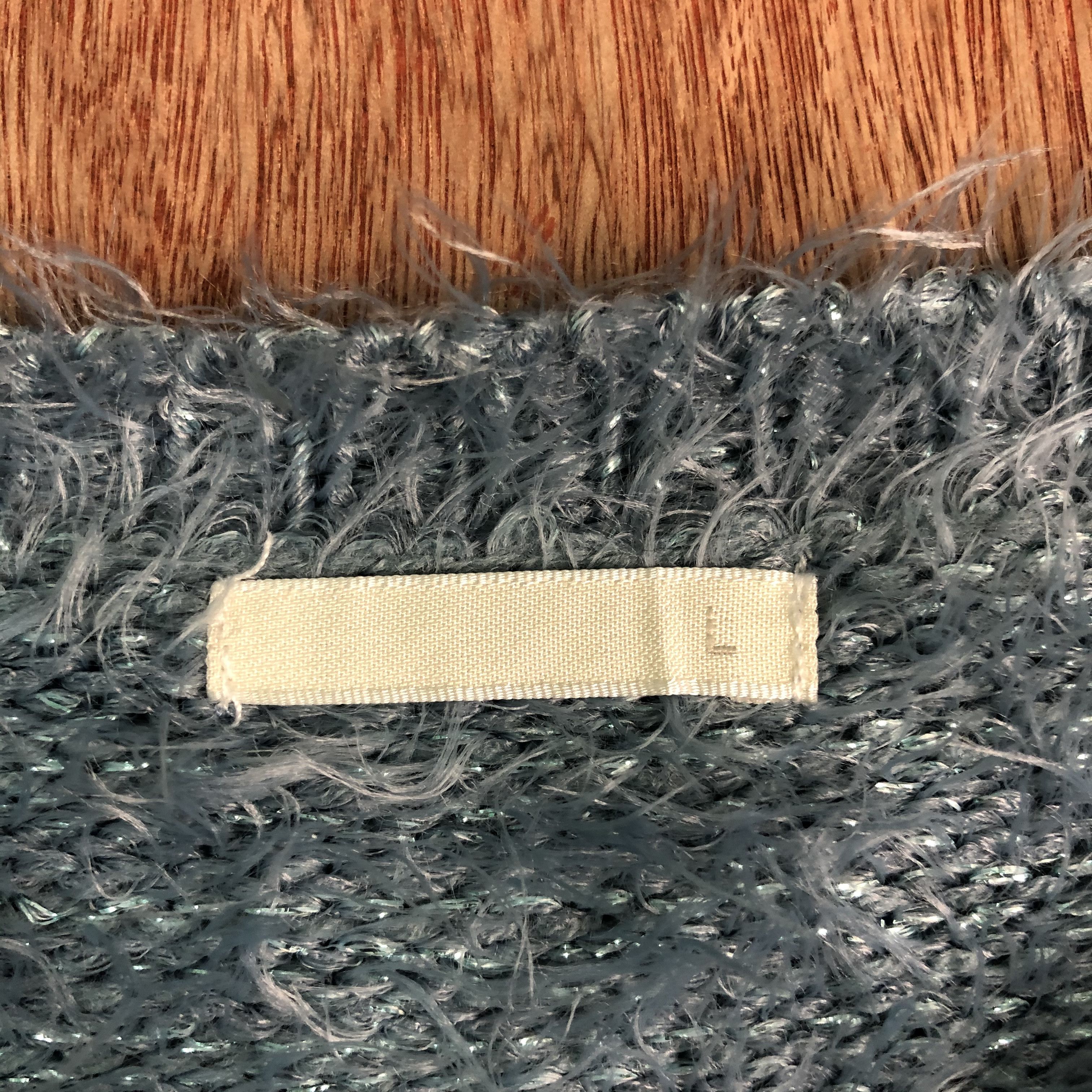 Japanese Brand Japan GU Blue Shag Shaggy Mohair Knitwear Size US M / EU 48-50 / 2 - 5 Thumbnail