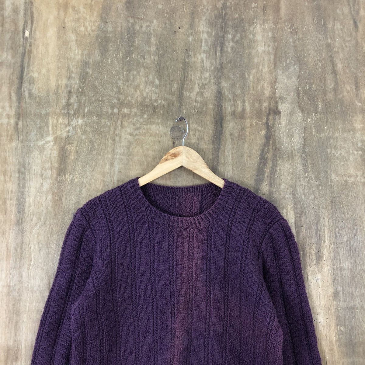 Homespun Knitwear Japanese Brand Faded Purple Knitwear #023 Size US M / EU 48-50 / 2 - 2 Thumbnail