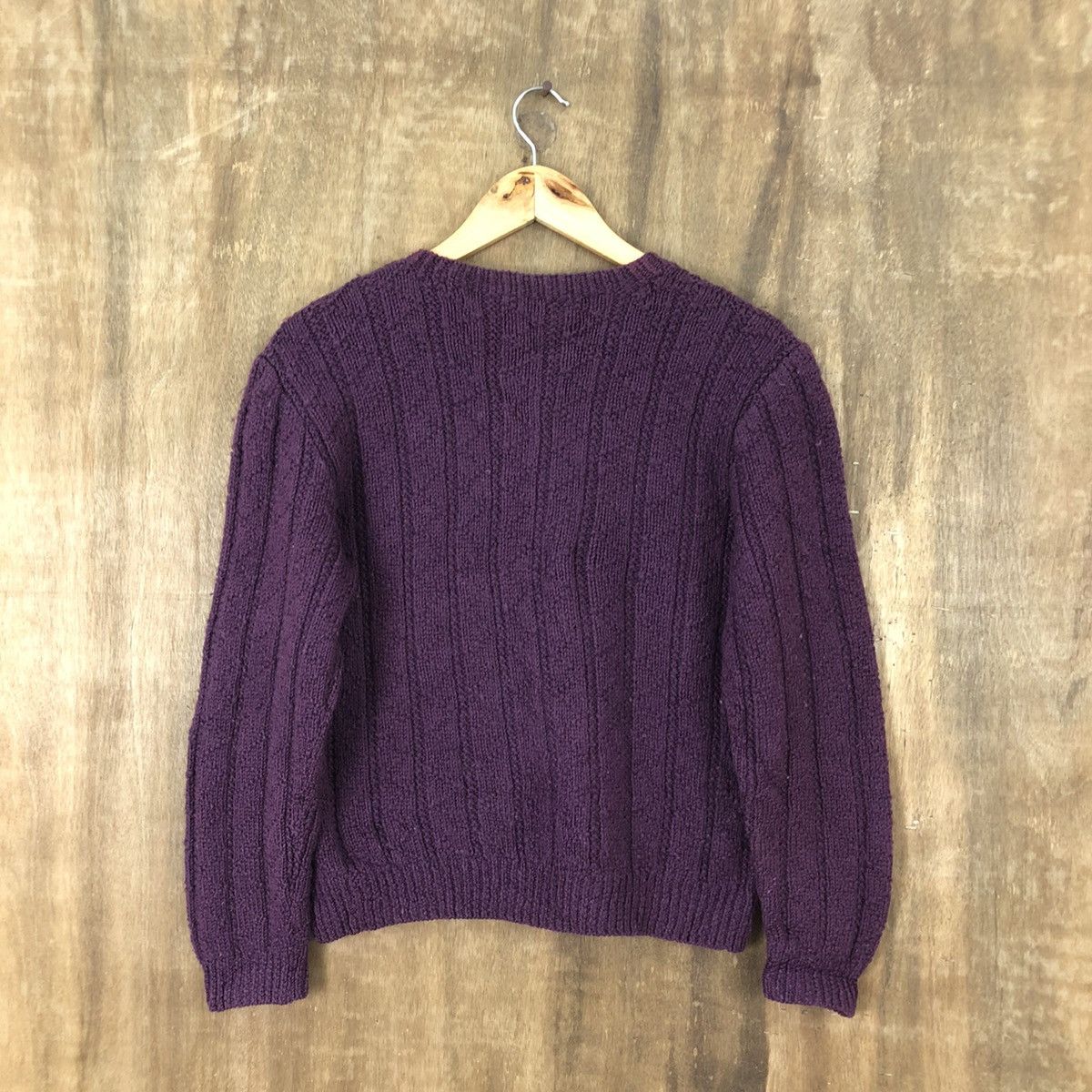 Homespun Knitwear Japanese Brand Faded Purple Knitwear #023 Size US M / EU 48-50 / 2 - 5 Thumbnail