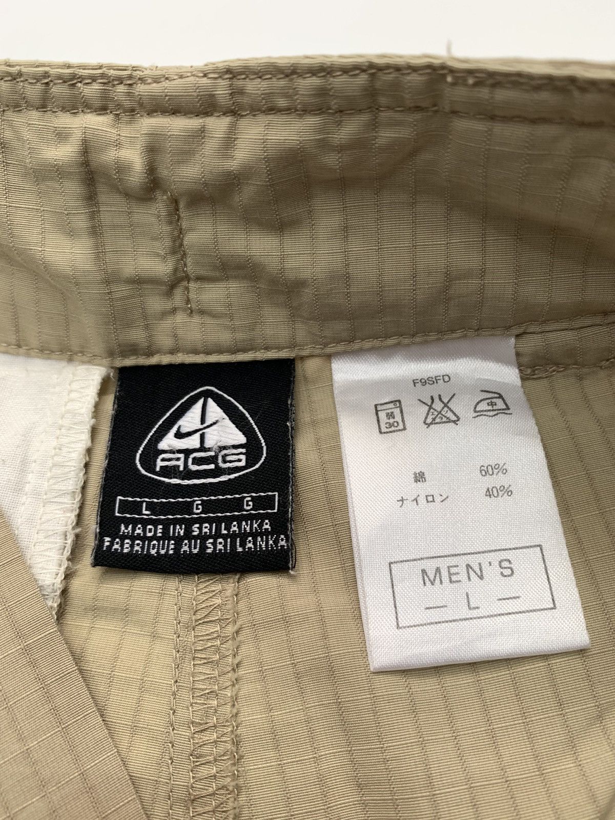 Nike ACG Nike Acg Ripstop Cotton Cargo Trousers Size US 34 / EU 50 - 9 Thumbnail