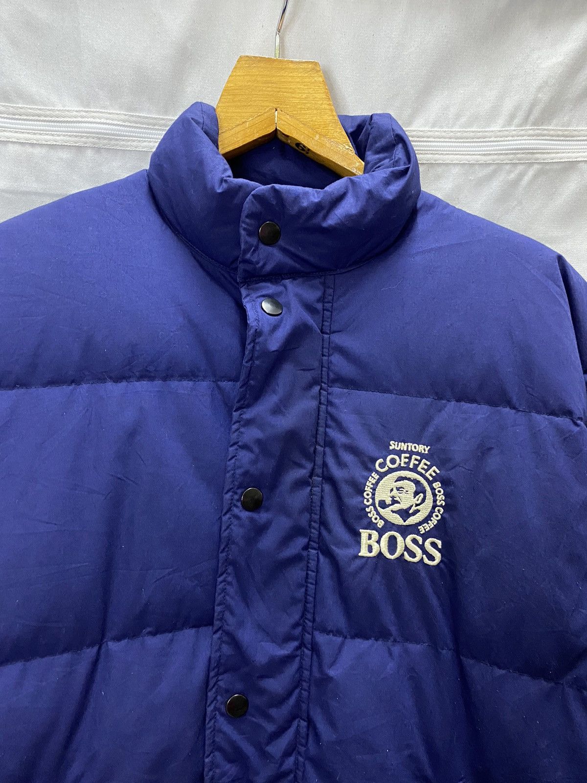 Japanese Brand × Vintage Suntory Coffee Boss Puffer Down Jacket Size US M / EU 48-50 / 2 - 2 Thumbnail