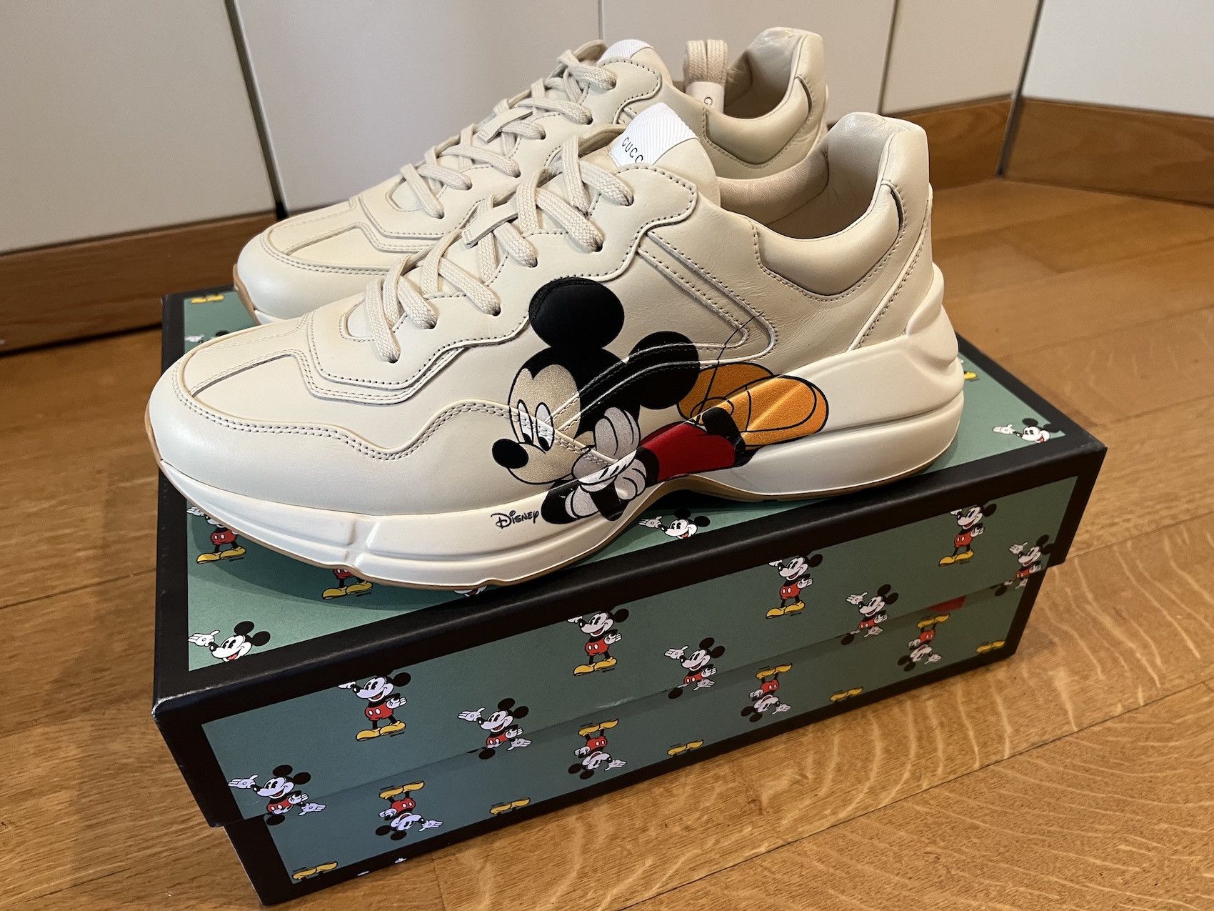 Gucci SS'20 Sneaker Rython Mickey Mouse Print | Grailed
