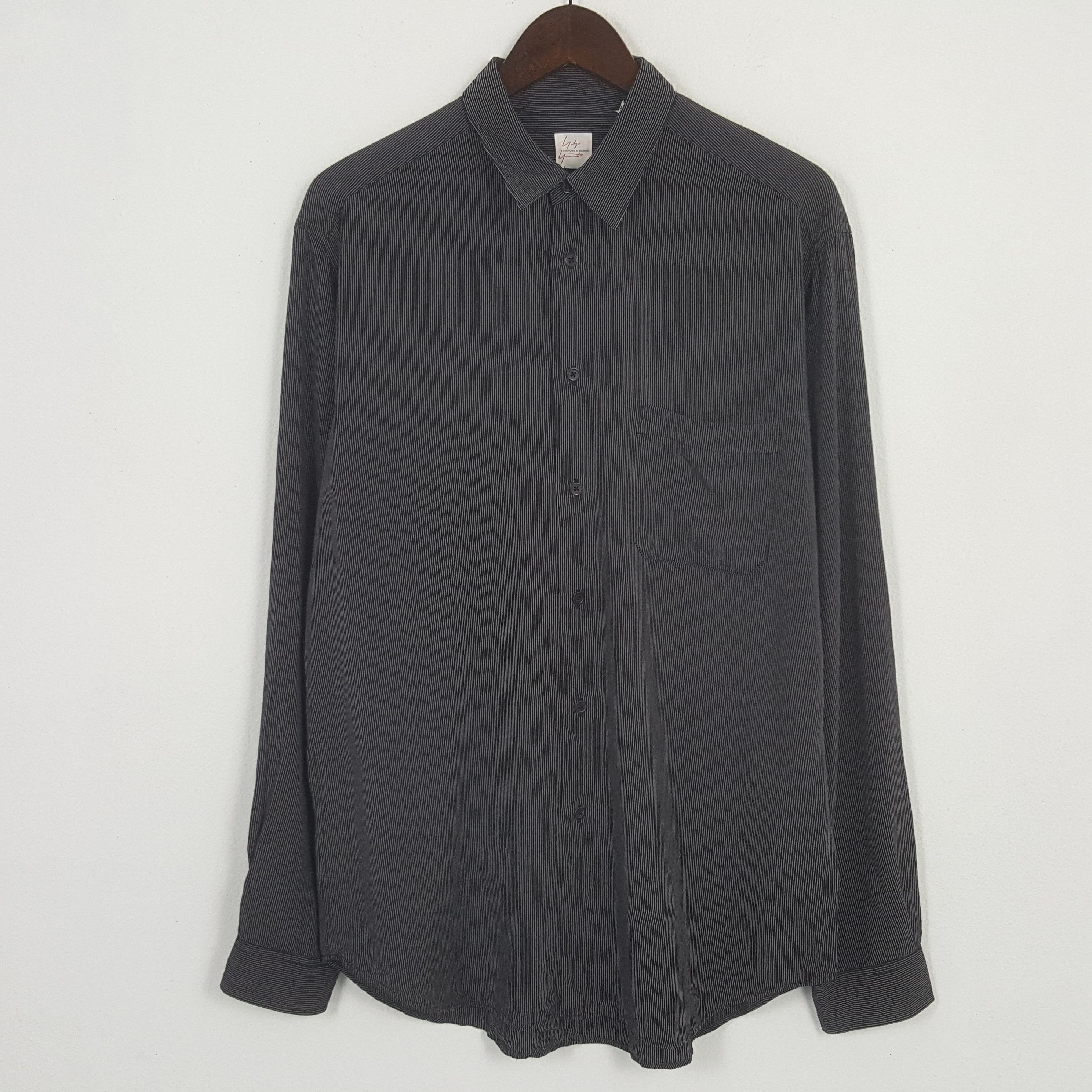 Vintage 90s Yohji Yamamoto D'Urban A.A.R Long Sleeve Button Up Shirt Size L