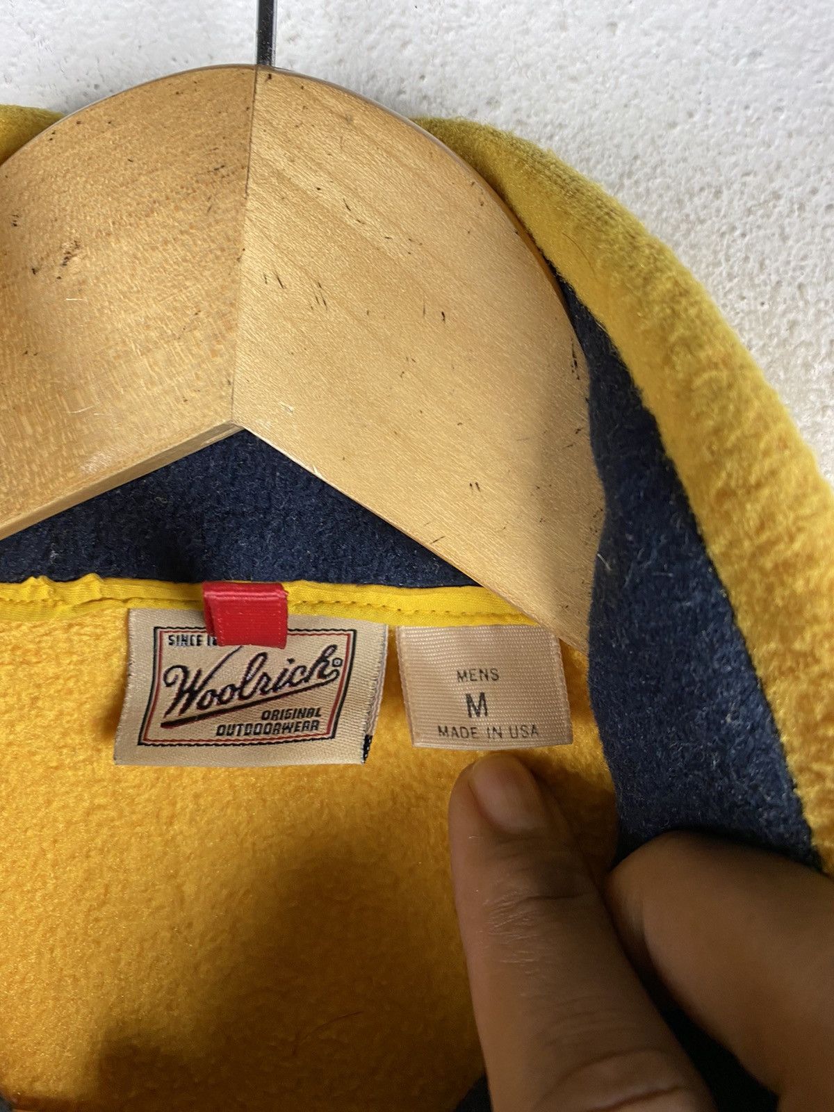 Woolrich Woolen Mills Woolrich Polartec Fleece Vest - Vintage Yellow Outdoorwear Size US M / EU 48-50 / 2 - 5 Thumbnail