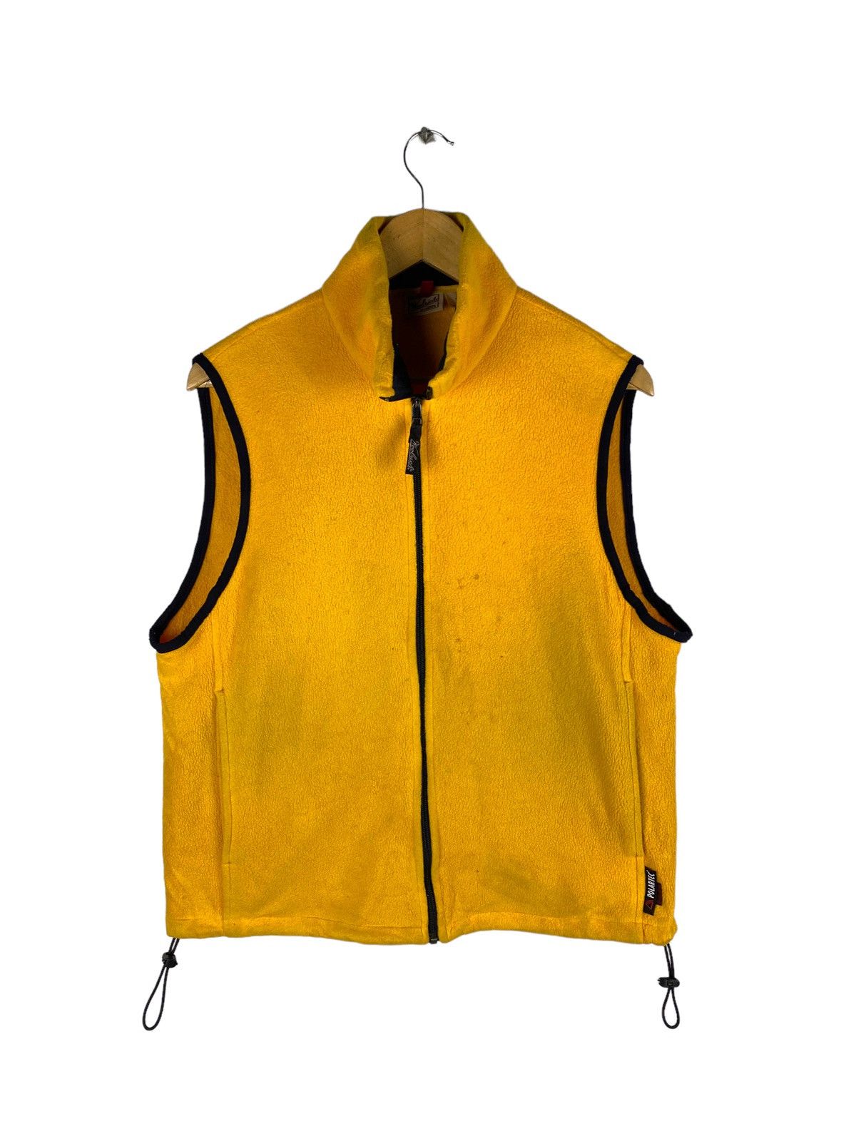 Woolrich Woolen Mills Woolrich Polartec Fleece Vest - Vintage Yellow Outdoorwear Size US M / EU 48-50 / 2 - 1 Thumbnail