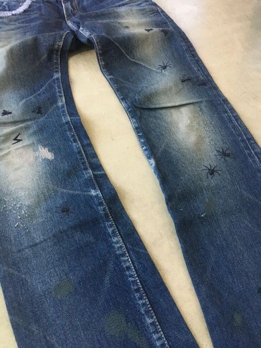 Undercover Undercover A/W06 "BBV GURUGURU" Insect Bug Denim Jeans Size US 30 / EU 46 - 8 Thumbnail