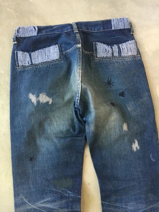Undercover Undercover A/W06 "BBV GURUGURU" Insect Bug Denim Jeans Size US 30 / EU 46 - 11 Thumbnail