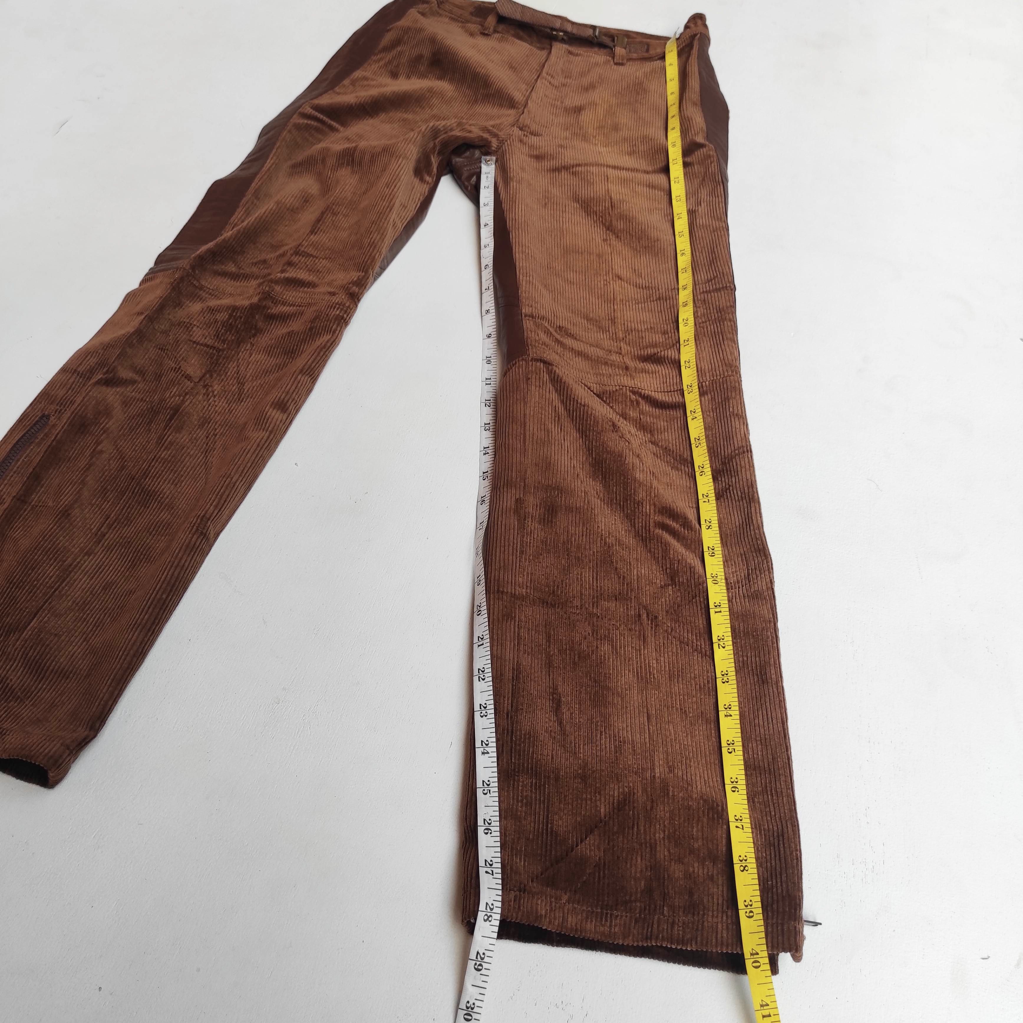 Honda Vintage Honda Motolook Rider Corduroy Biker Leather pants Size US 27 - 15 Thumbnail