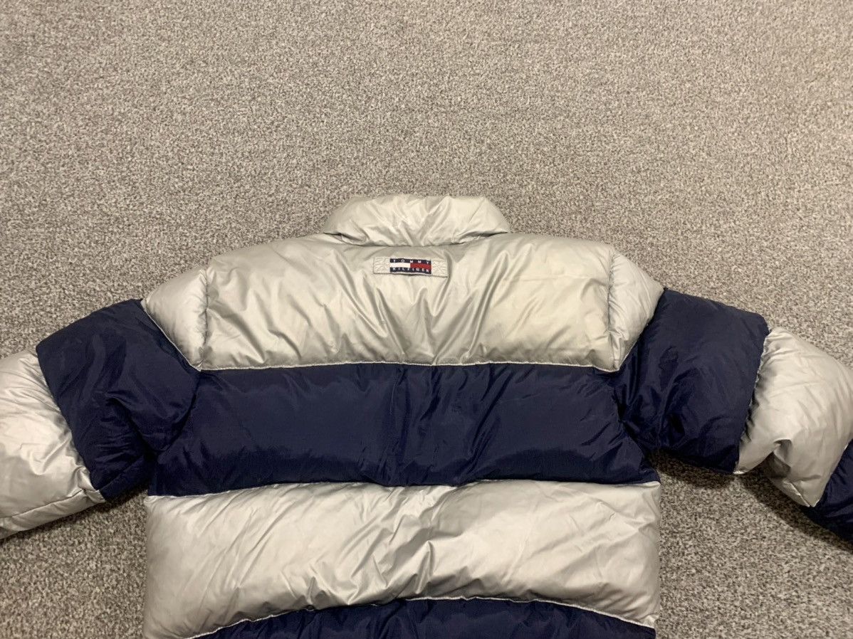 Tommy Hilfiger × Vintage Tommy Hilfiger Navy Silver Metallic Vintage Puffer Size US M / EU 48-50 / 2 - 7 Thumbnail