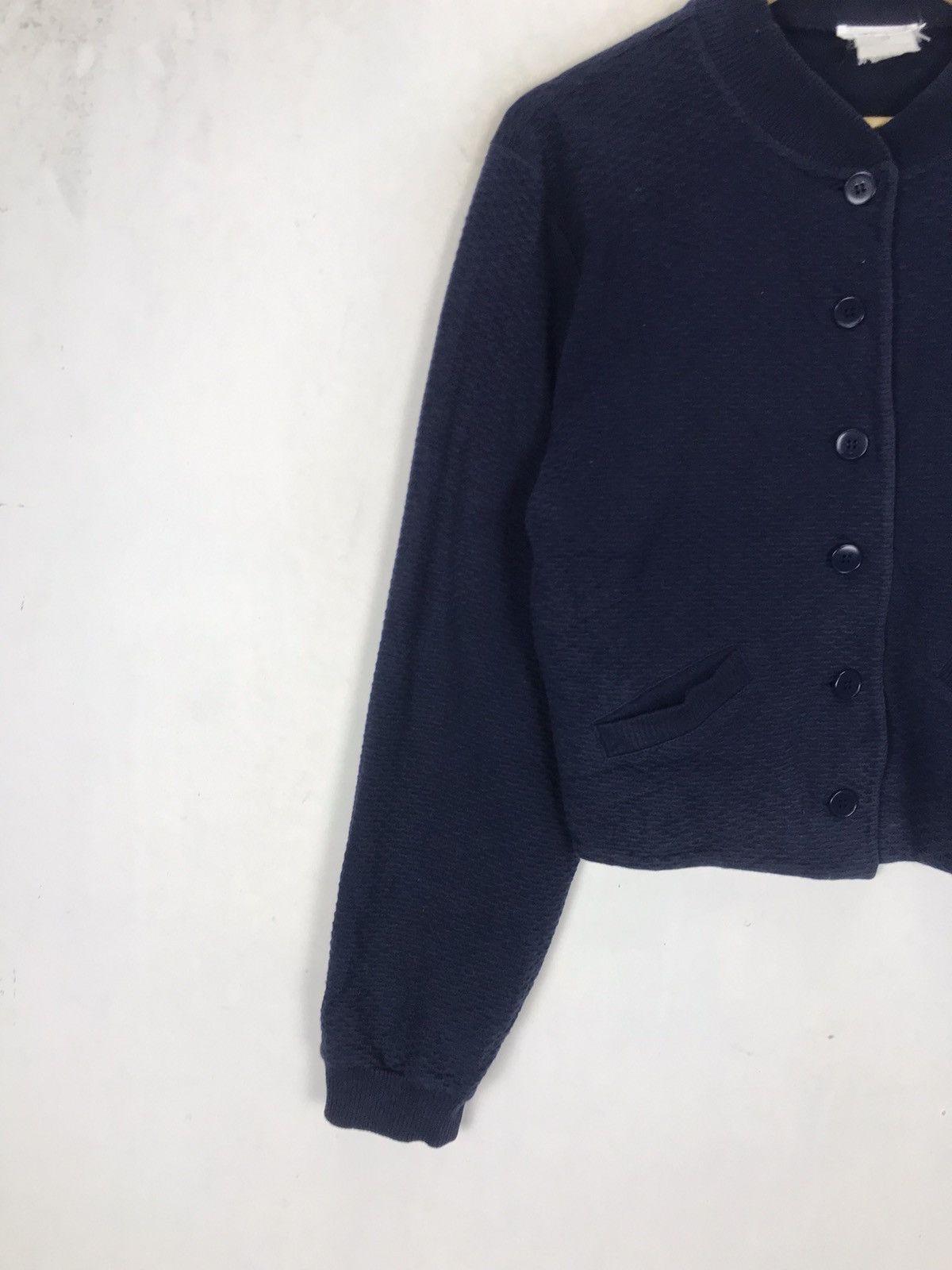 agnes b. Made in France Agnes B. Button Crop Top Jacket Size S / US 4 / IT 40 - 4 Thumbnail