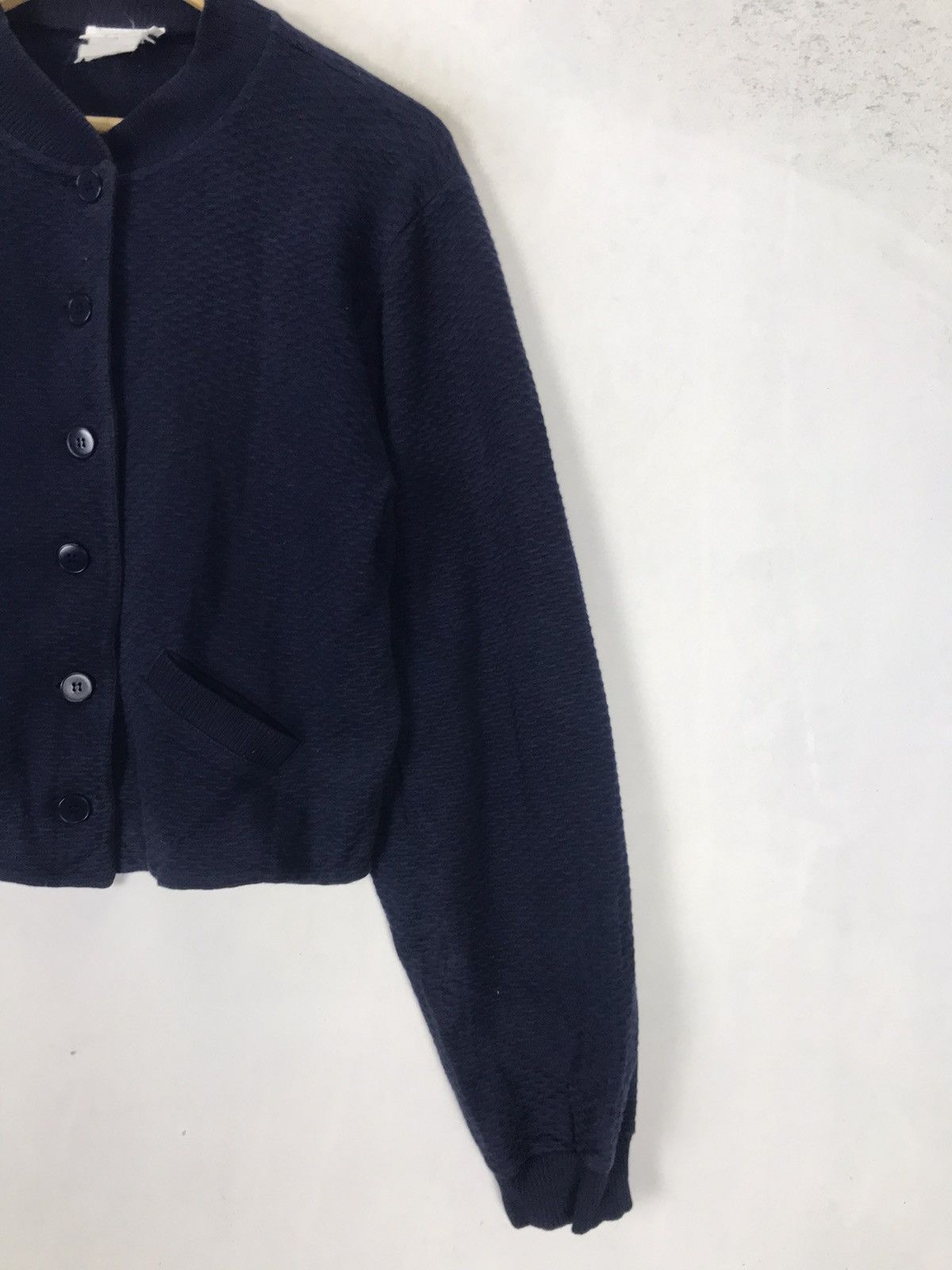 agnes b. Made in France Agnes B. Button Crop Top Jacket Size S / US 4 / IT 40 - 5 Thumbnail