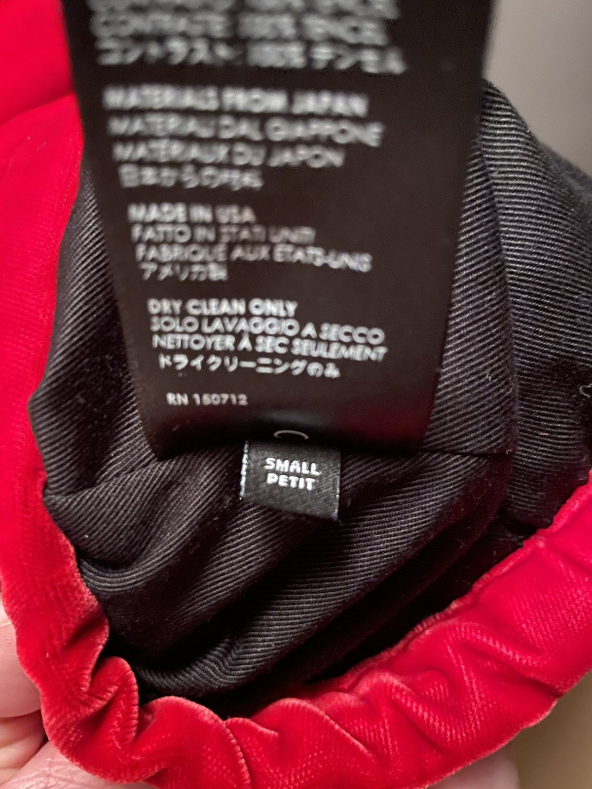 Amiri NEW FW19 Red Velvet Commando Patch Jacket Zip Bomber Coach Size US S / EU 44-46 / 1 - 7 Thumbnail