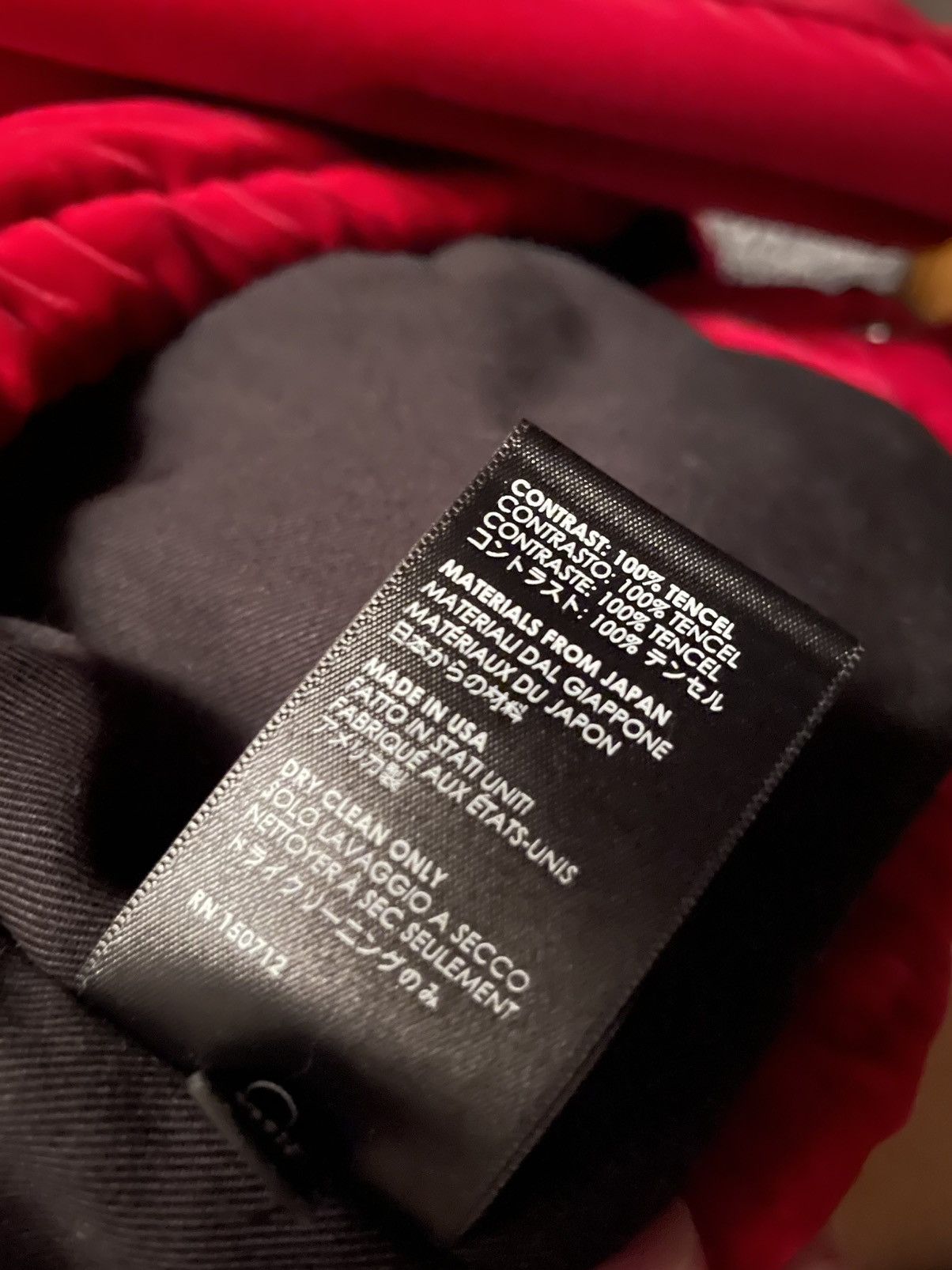 Amiri NEW FW19 Red Velvet Commando Patch Jacket Zip Bomber Coach Size US S / EU 44-46 / 1 - 8 Thumbnail