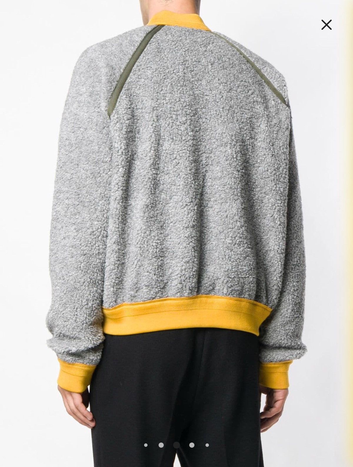 OAMC NEW GREY YELLOW OAMC SHERPA BOMBER ZIP JACKET Size US L / EU 52-54 / 3 - 4 Thumbnail