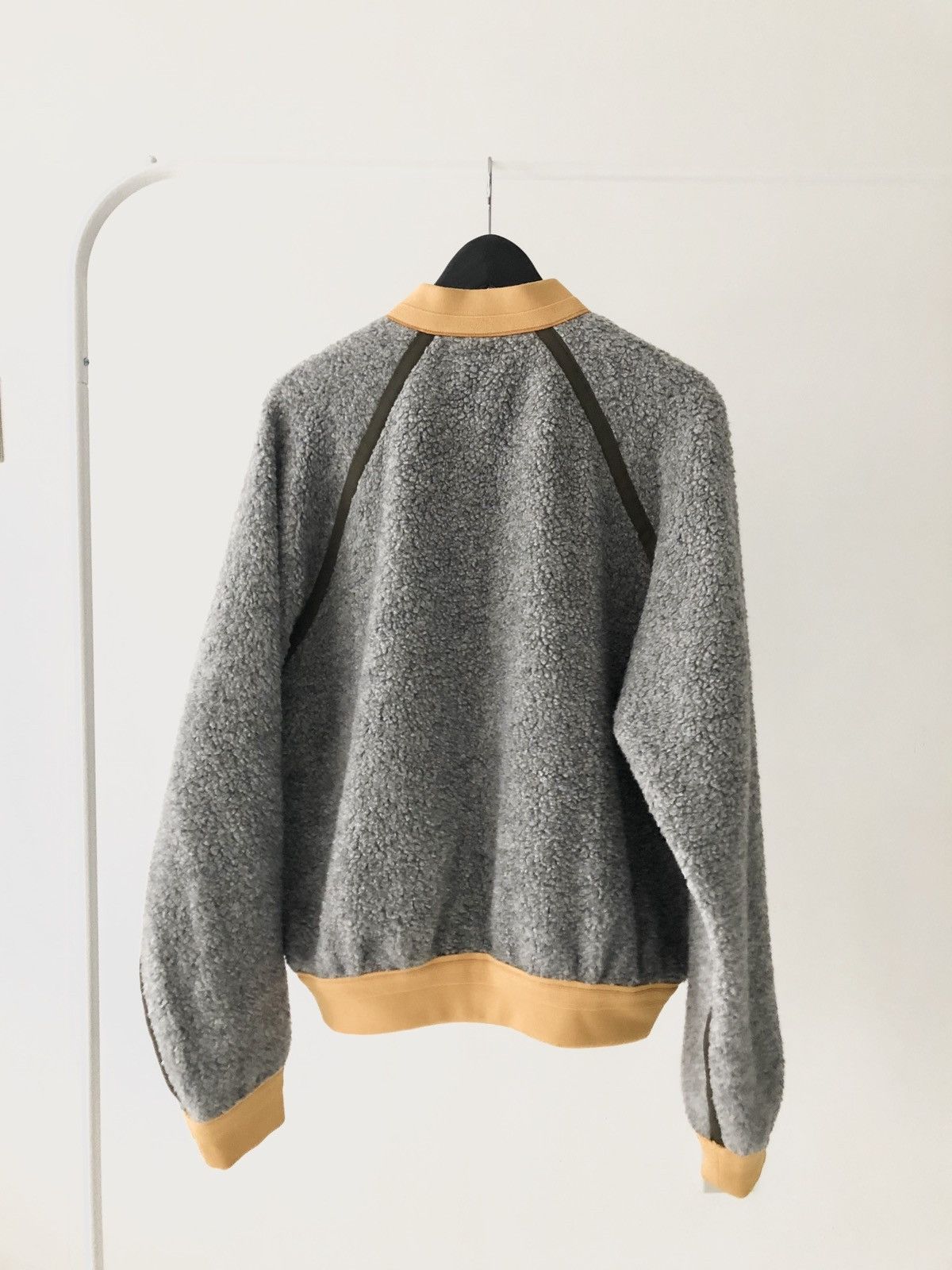 OAMC NEW GREY YELLOW OAMC SHERPA BOMBER ZIP JACKET Size US L / EU 52-54 / 3 - 7 Thumbnail