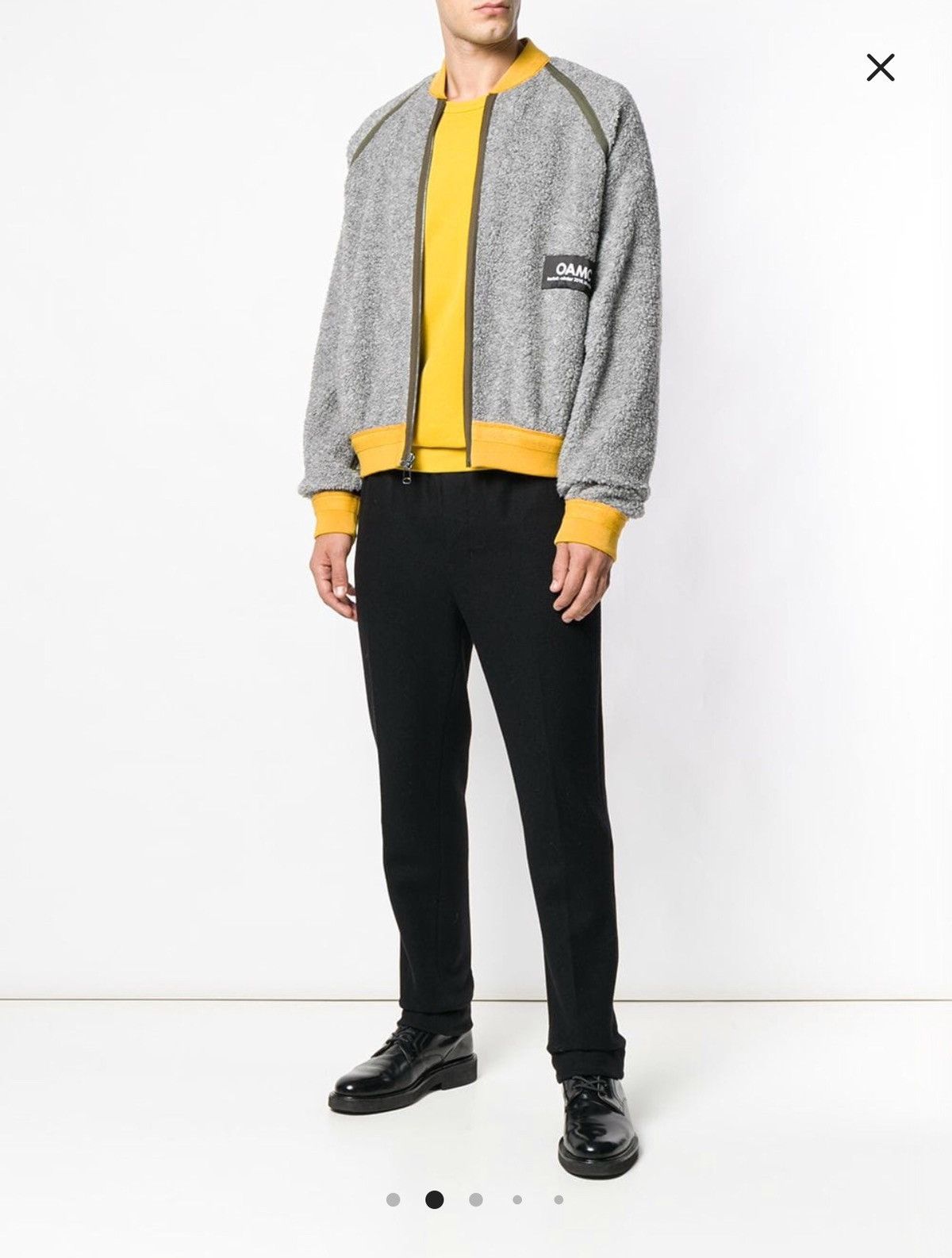 OAMC NEW GREY YELLOW OAMC SHERPA BOMBER ZIP JACKET Size US L / EU 52-54 / 3 - 2 Thumbnail