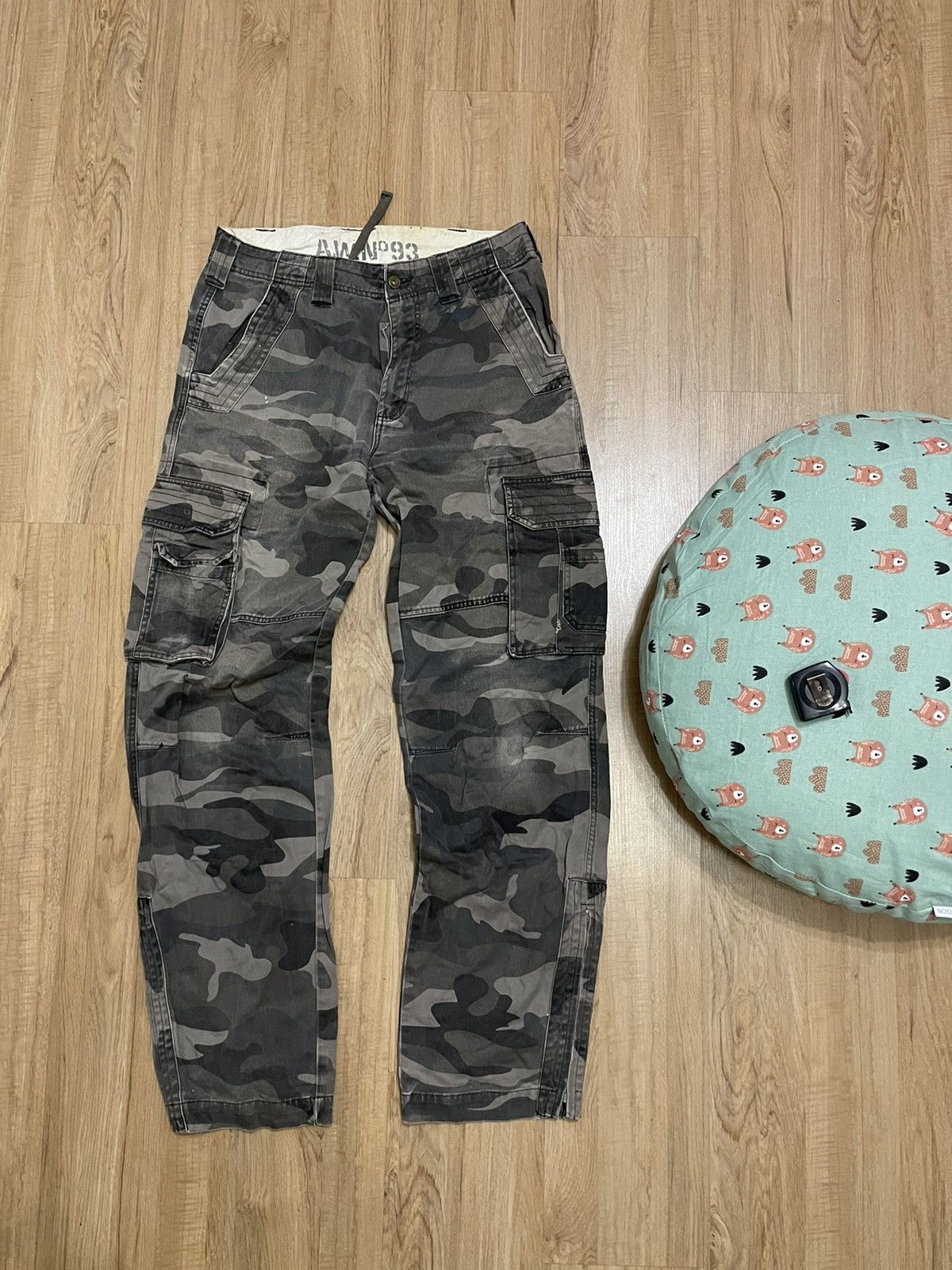 Japanese Brand AWN Camo Cargo Pants