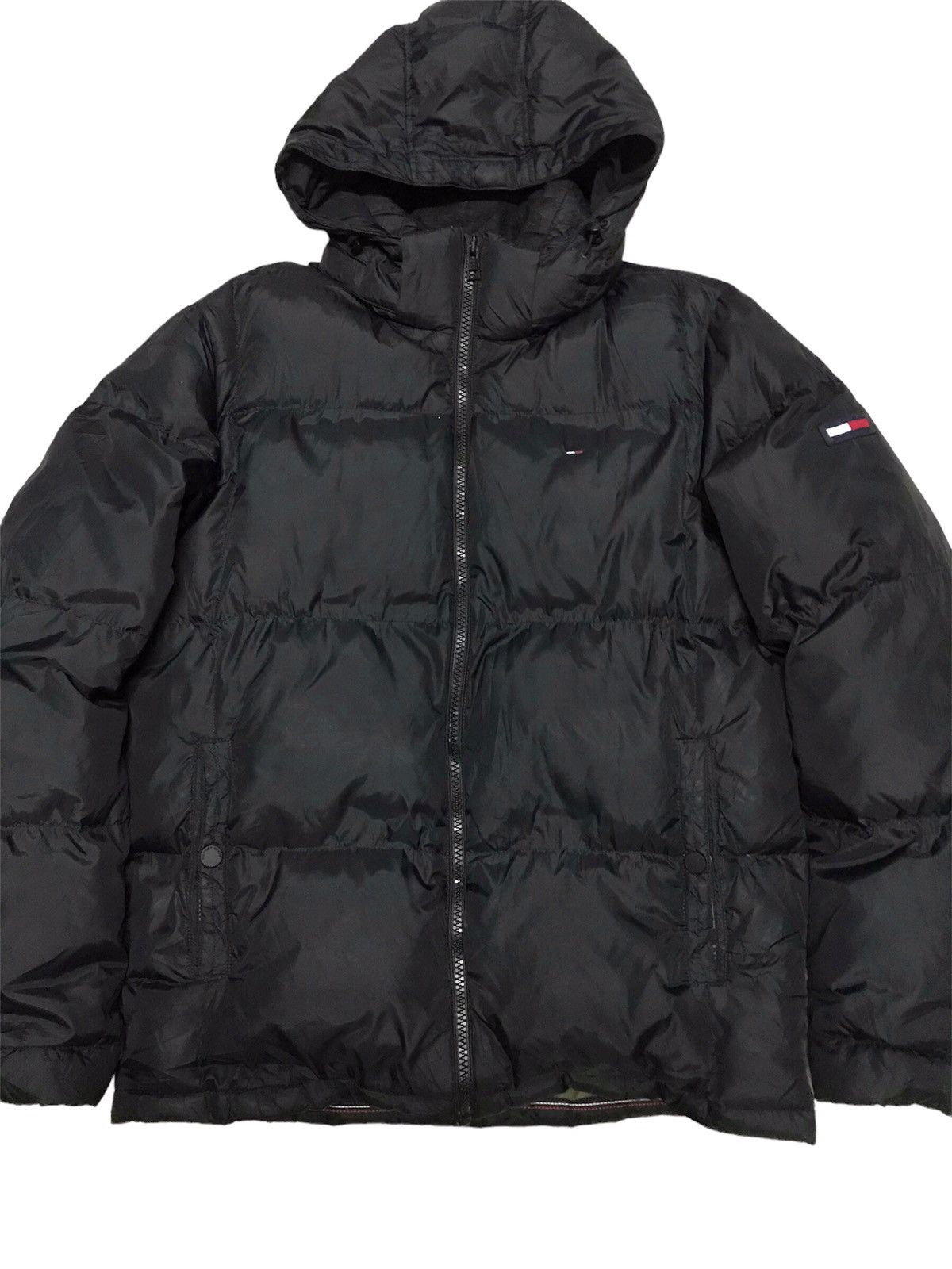 Tommy Hilfiger Vintage Tommy Hilfiger Denim Puffer Down Jacket Size US XL / EU 56 / 4 - 3 Thumbnail