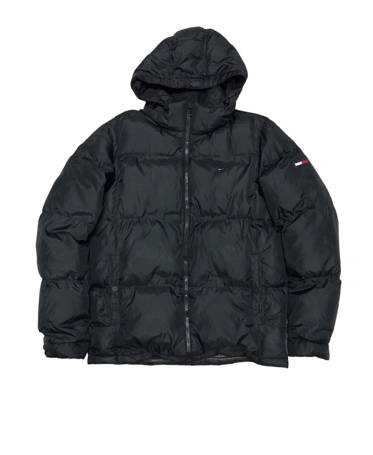 Tommy Hilfiger Vintage Tommy Hilfiger Denim Puffer Down Jacket Size US XL / EU 56 / 4 - 1 Thumbnail