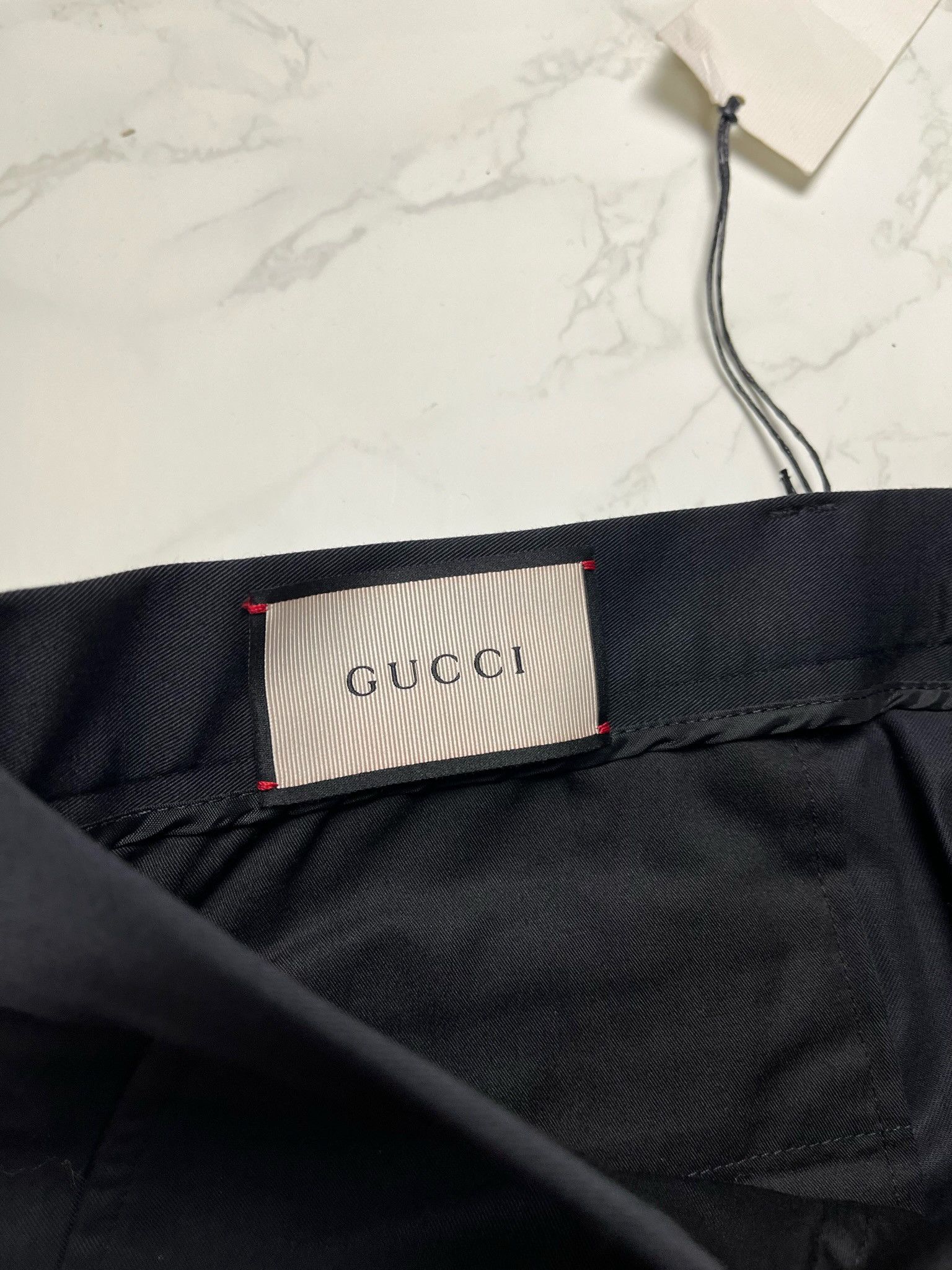 Gucci 🔥65% OFF🔥 Gucci Formal Loop Stretch Gabardine Black Pants Size US 36 / EU 52 - 11 Thumbnail
