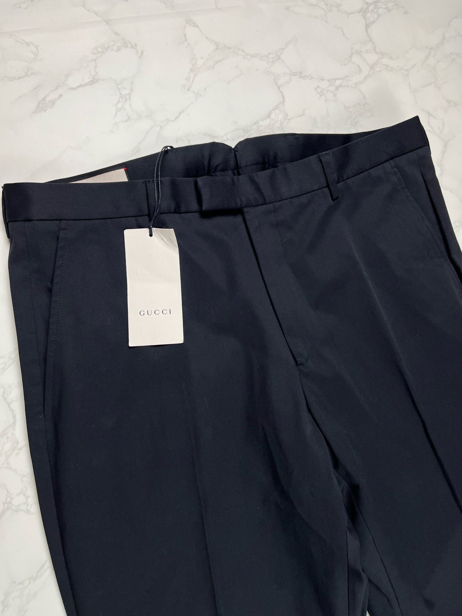 Gucci 🔥65% OFF🔥 Gucci Formal Loop Stretch Gabardine Black Pants Size US 36 / EU 52 - 8 Thumbnail